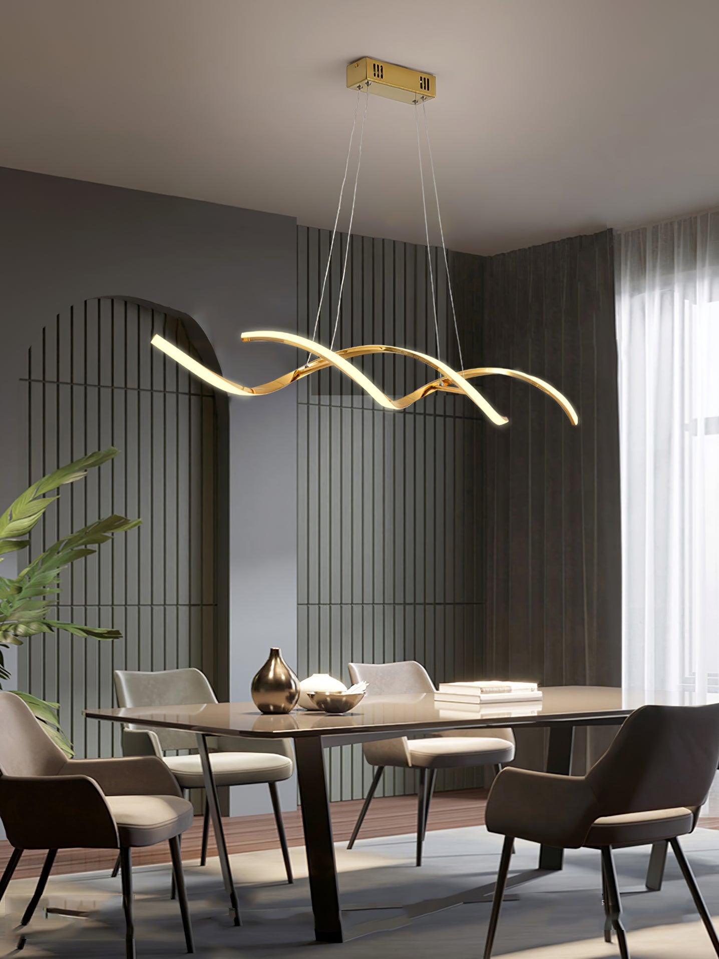 Wavora Lampe Suspendue Vagues Douces