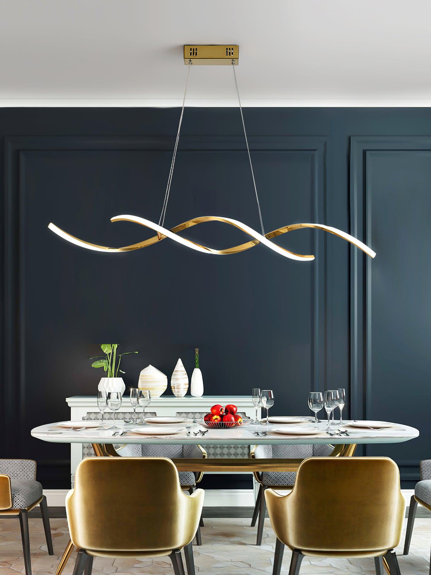 Wavora Lampe Suspendue Vagues Douces