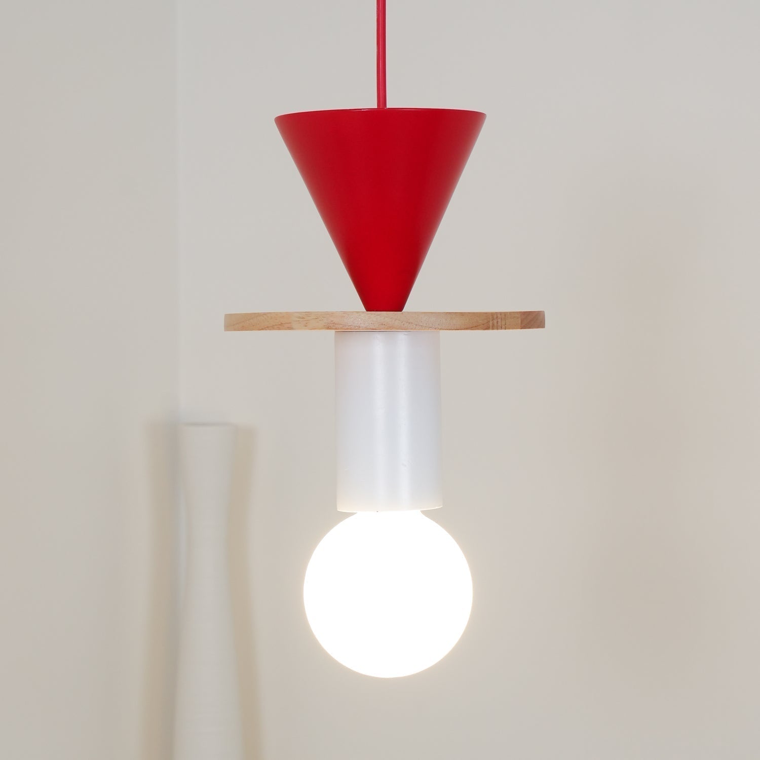 Elena Suspension Moderne en Bois