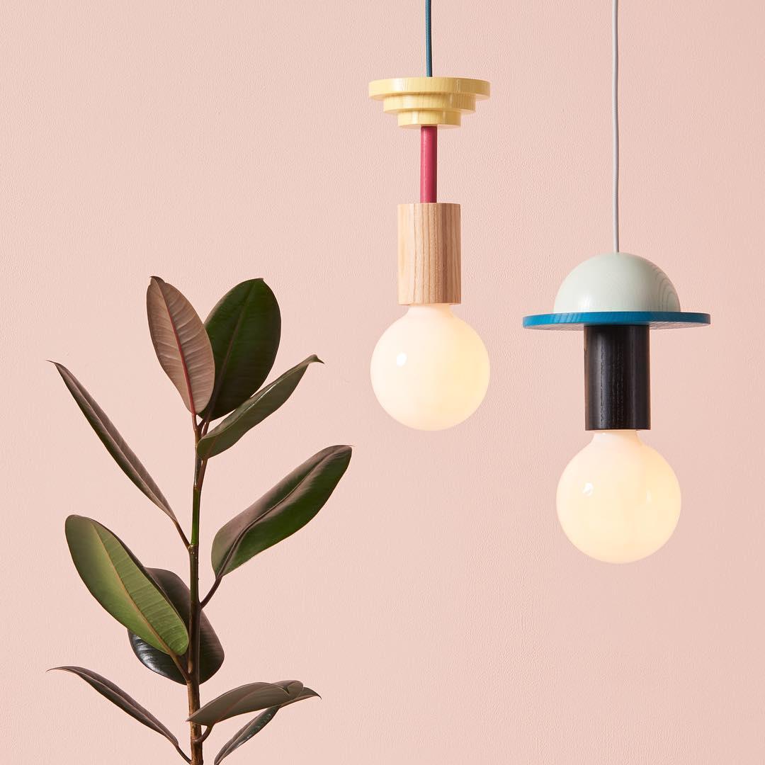 Elena Suspension Moderne en Bois