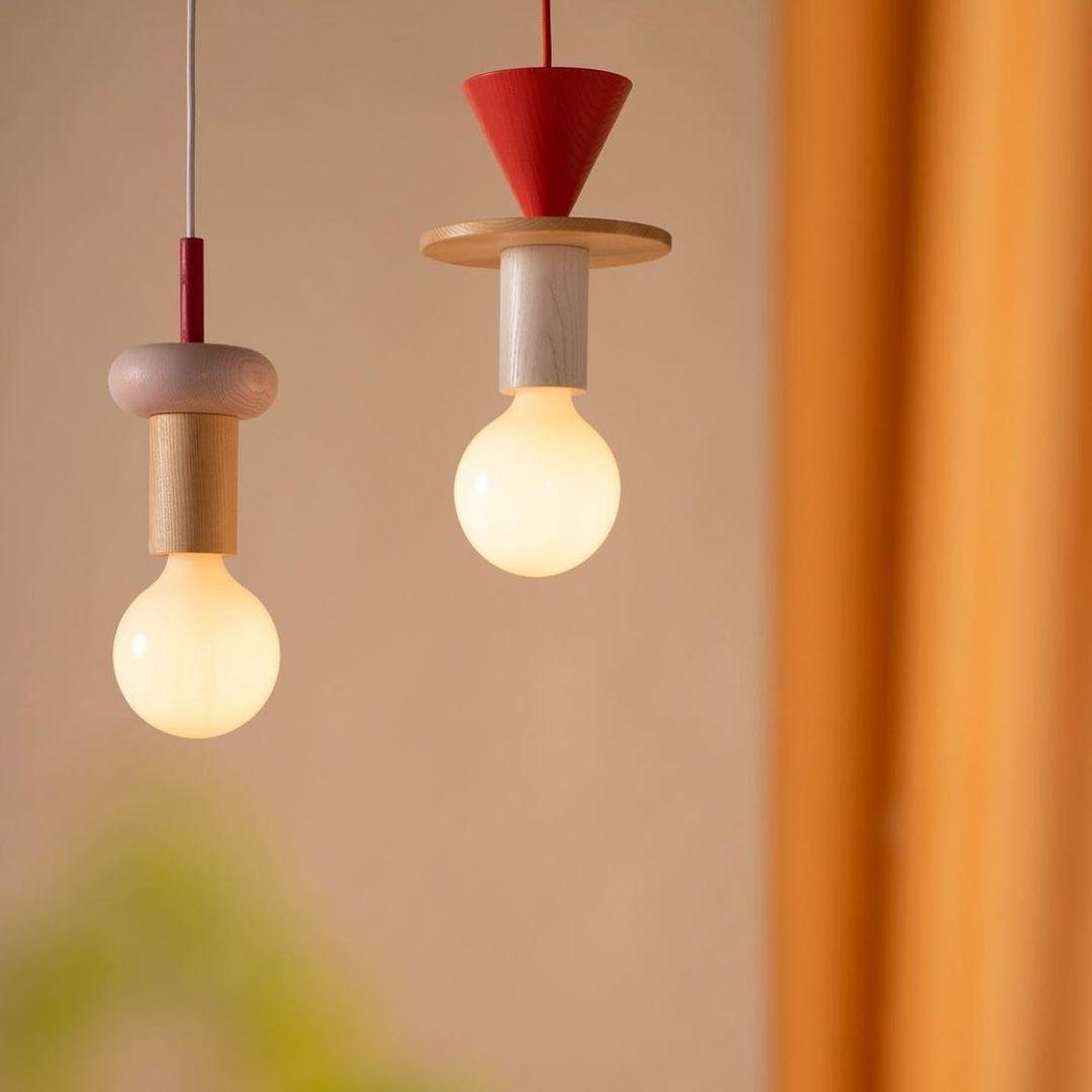 Elena Suspension Moderne en Bois