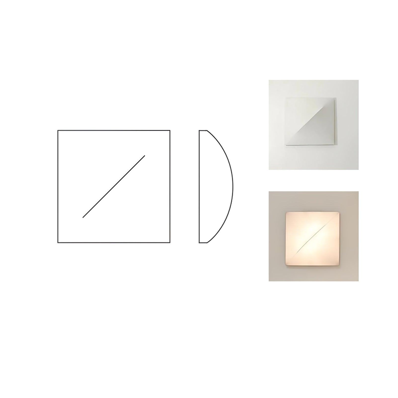 Lumina Minimaliste Tissu Applique