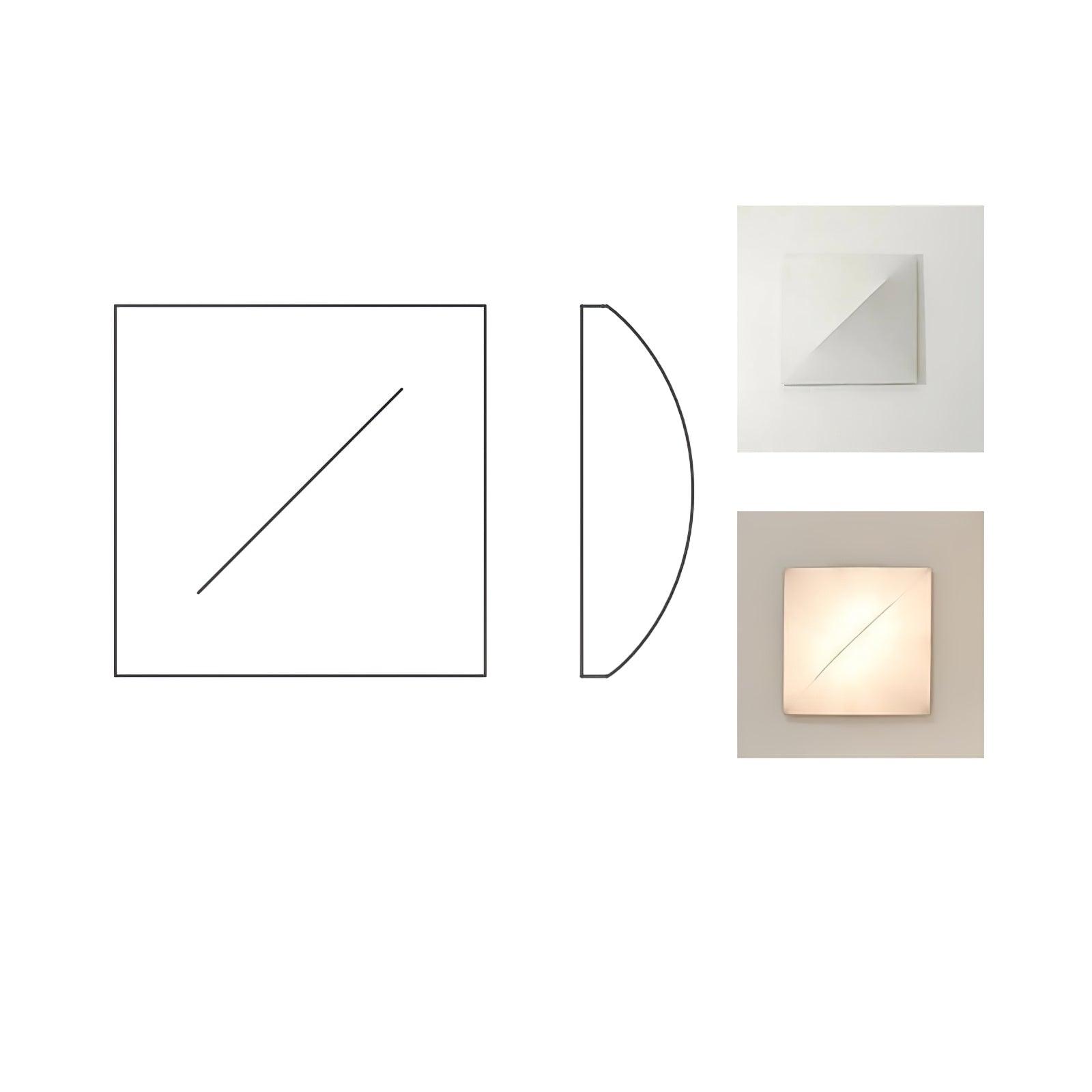 Lumina Minimaliste Tissu Applique