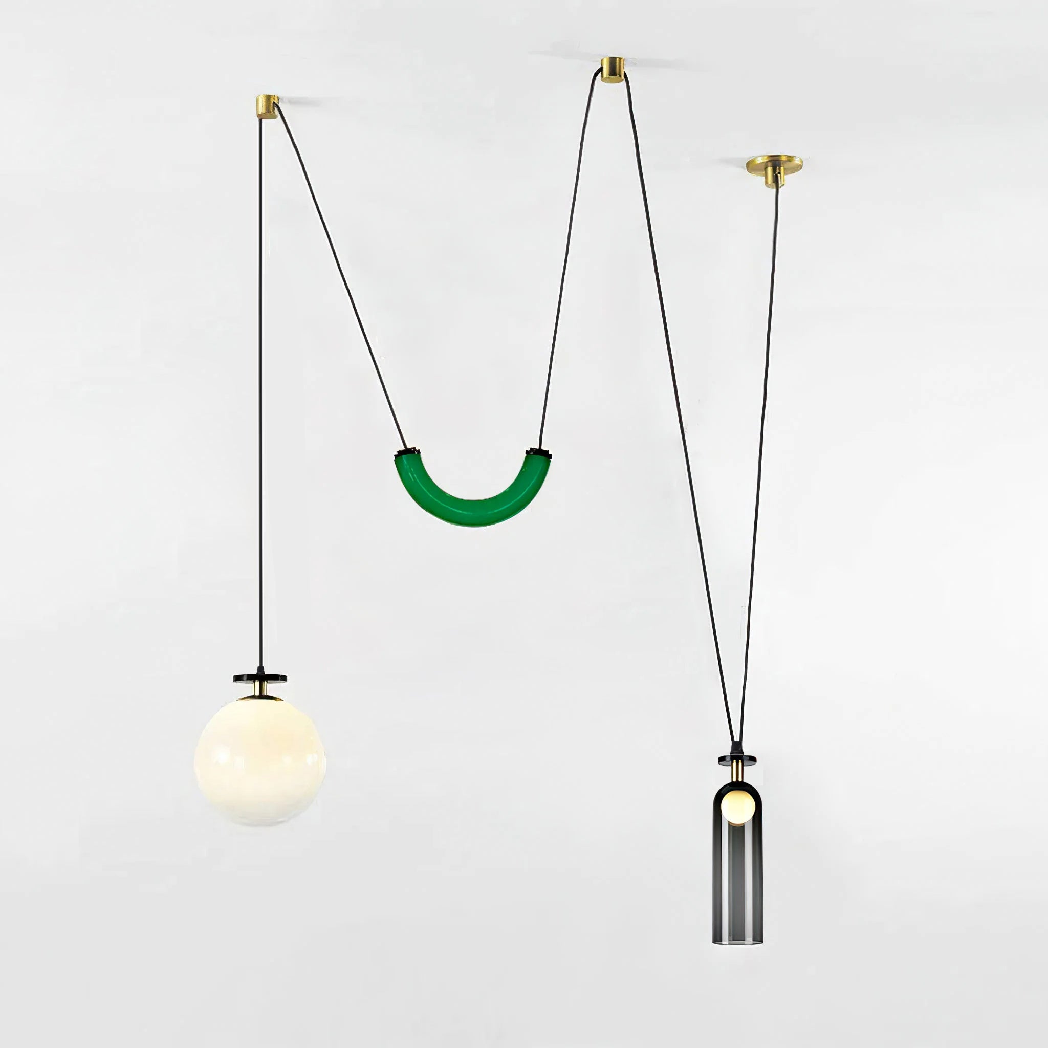 Lustra Lustre en Forme Géométrique Art