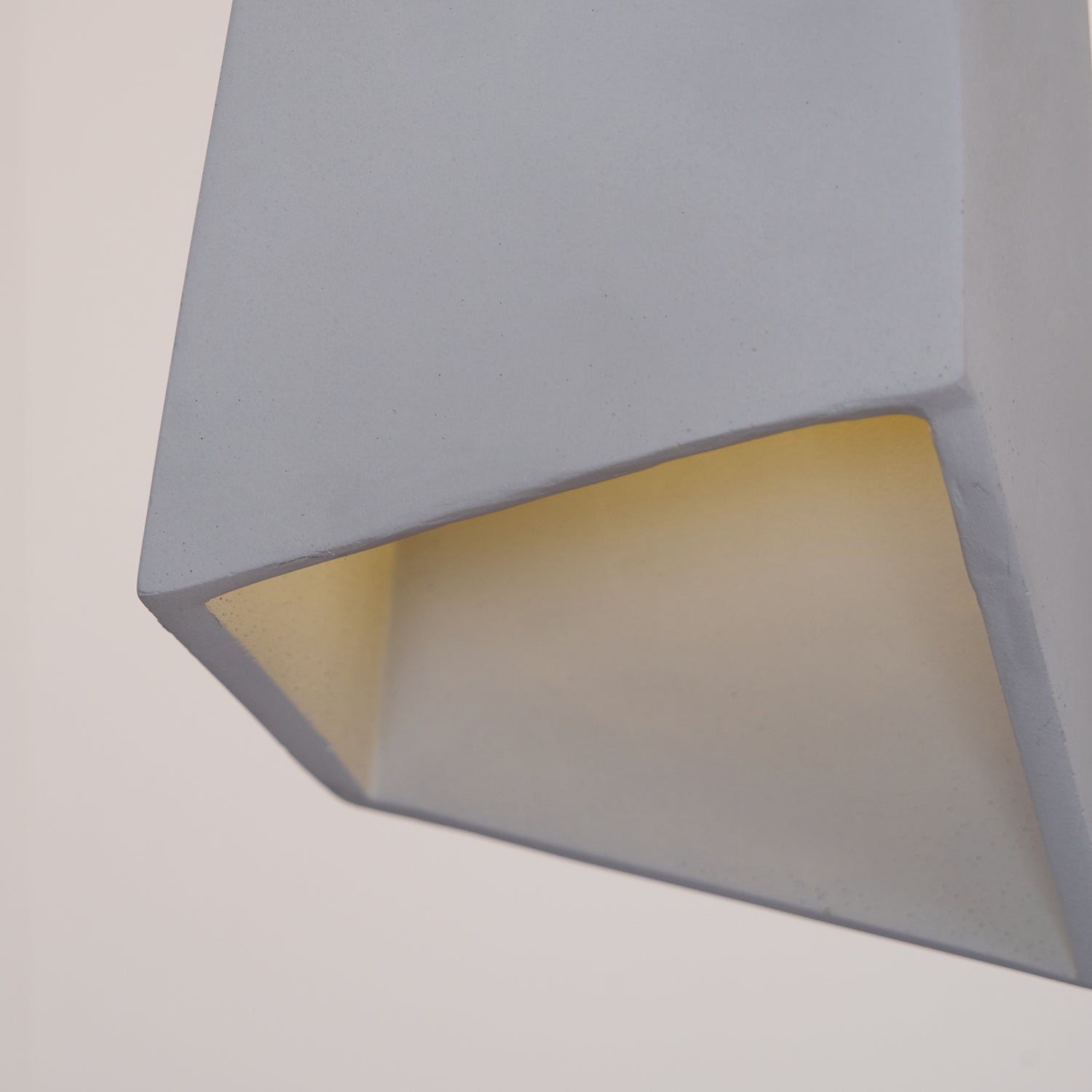 Geo Lampe Suspendue Industrielle en Ciment
