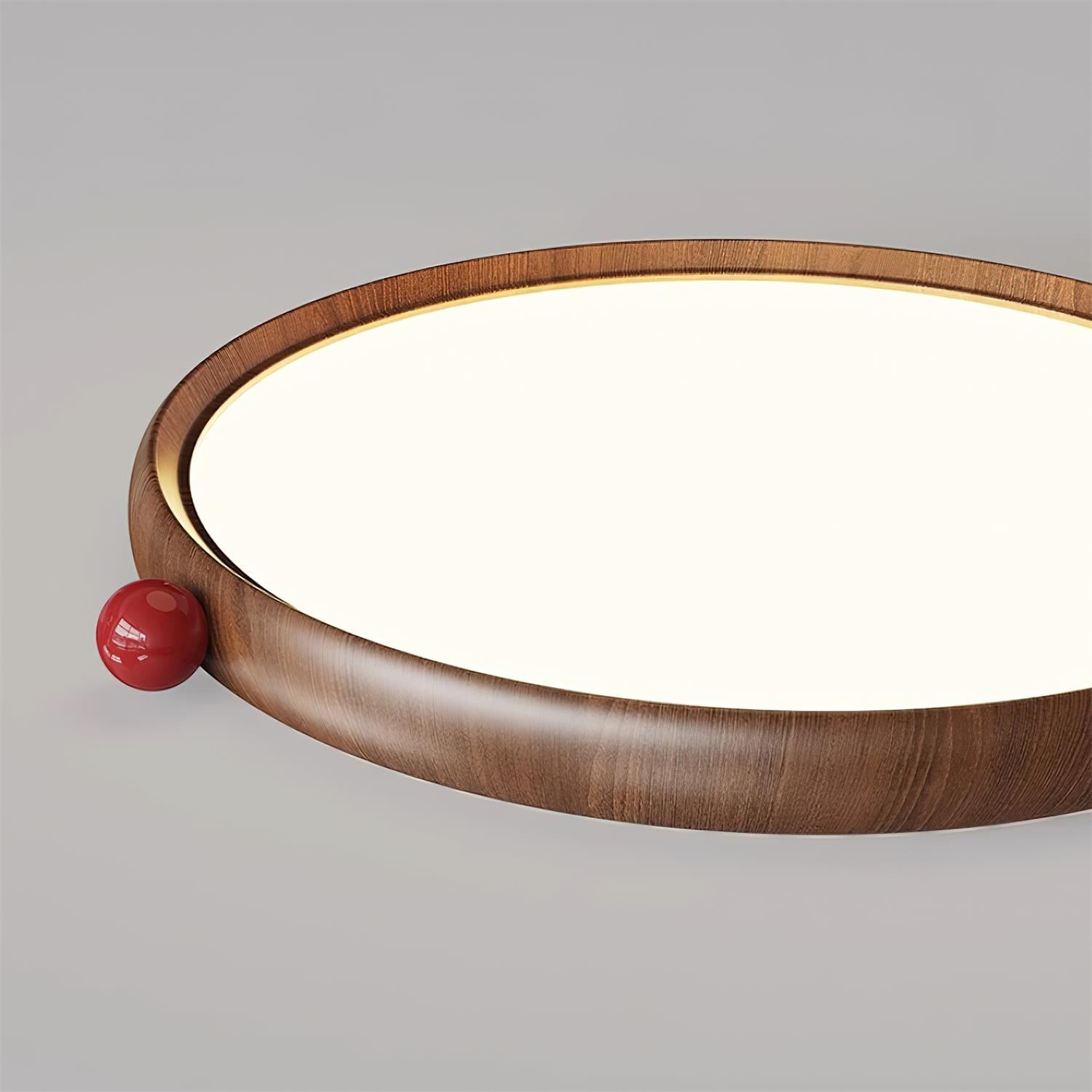 Geos Plafonnier Bois LED Moderne Minimaliste