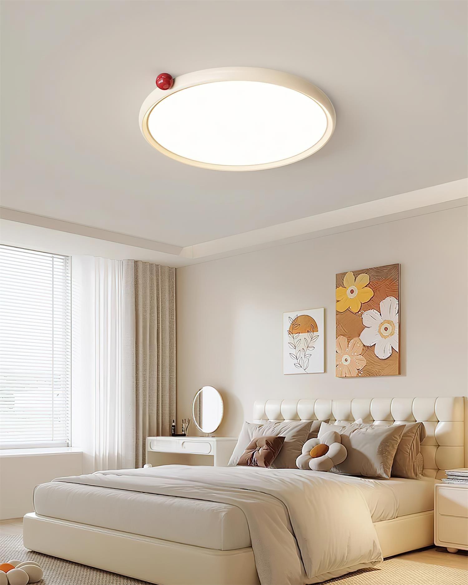 Geos Plafonnier Bois LED Moderne Minimaliste
