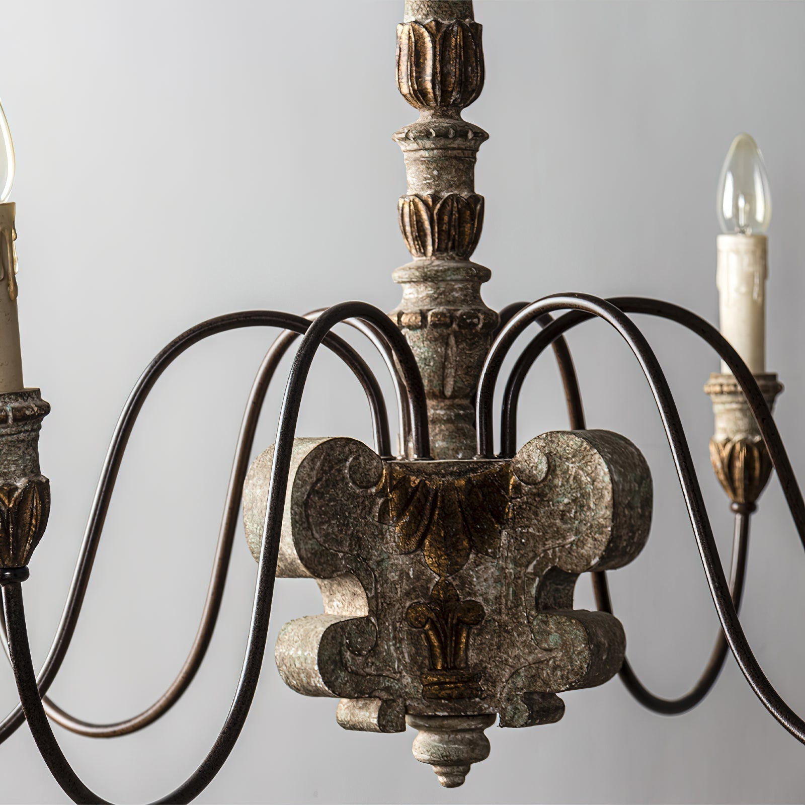 Geovanna Lustre Métal Solide Industriel Vintage