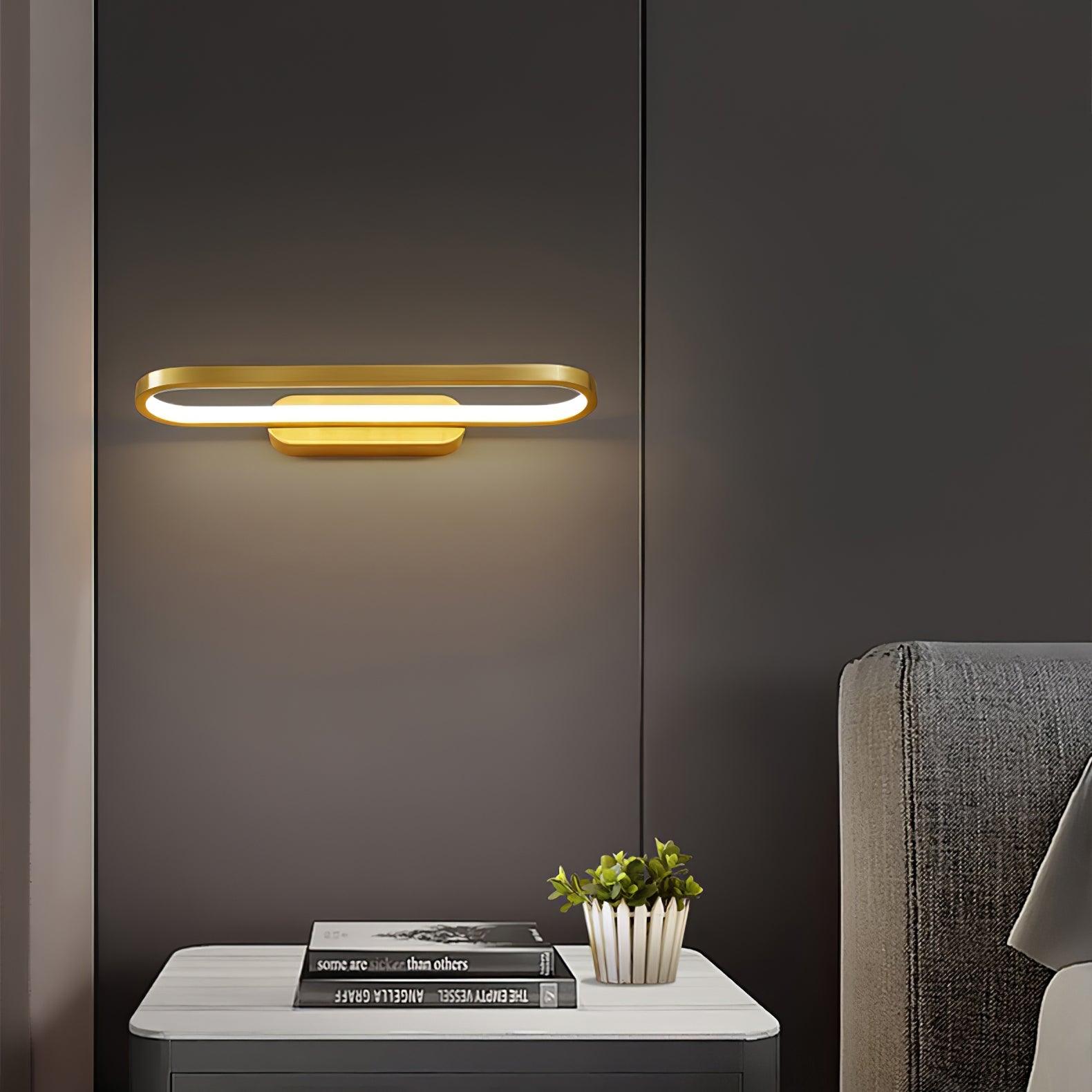 Plana Applique Murale LED Moderne Minimaliste en Laiton