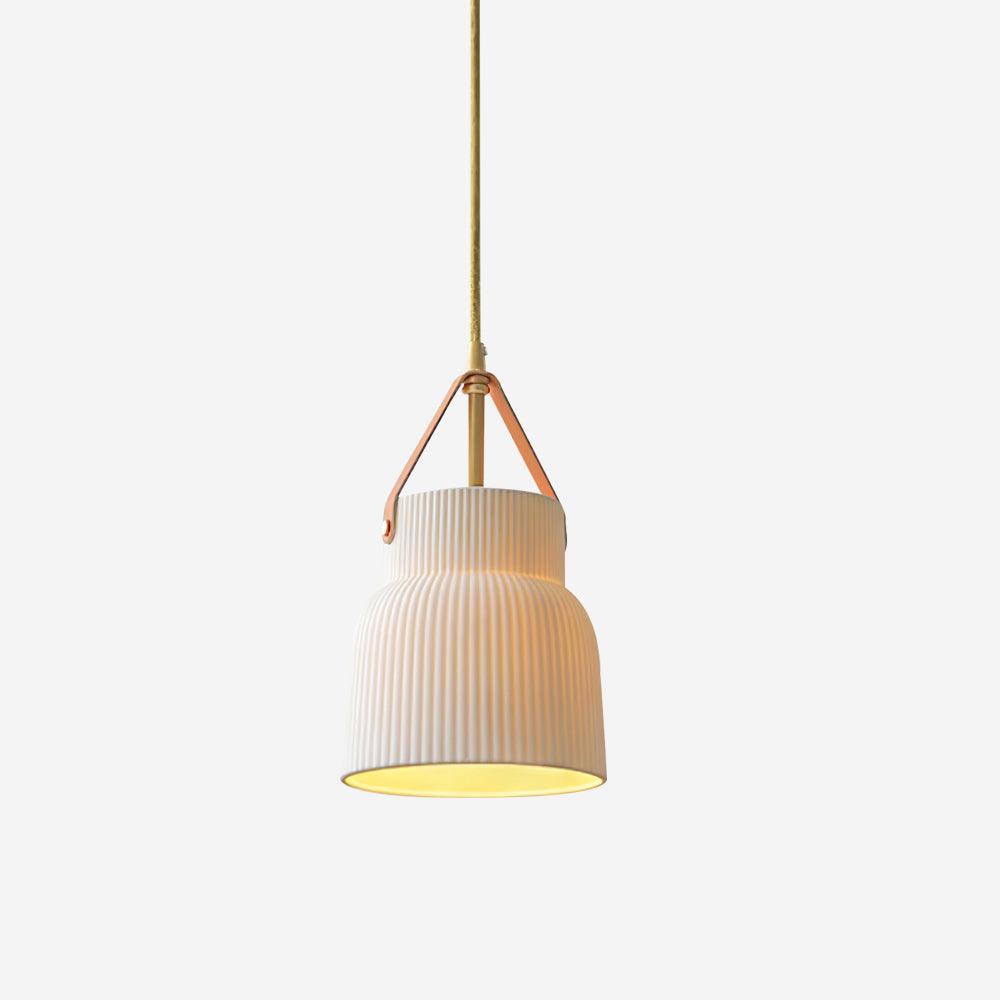 Vega Suspension Céramique Cannelée