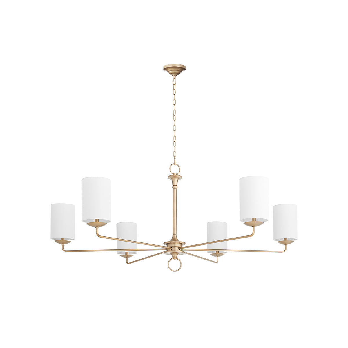 Olthean Lustre Industriel Vintage En Tissu Et Laiton