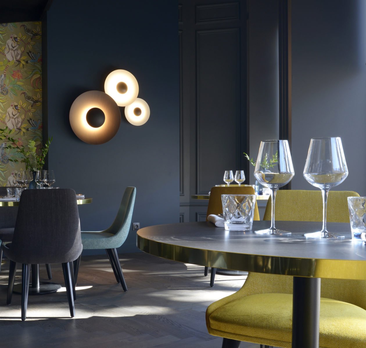 Ginger Lampe Mural Moderne Minimaliste Ronde