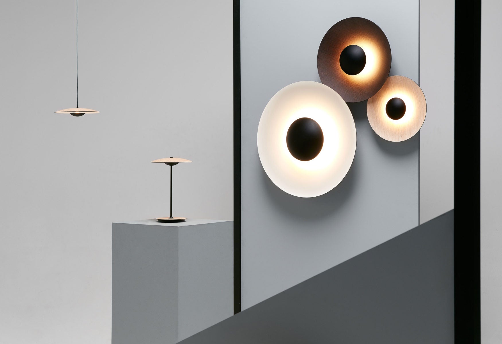 Ginger Lampe Mural Moderne Minimaliste Ronde