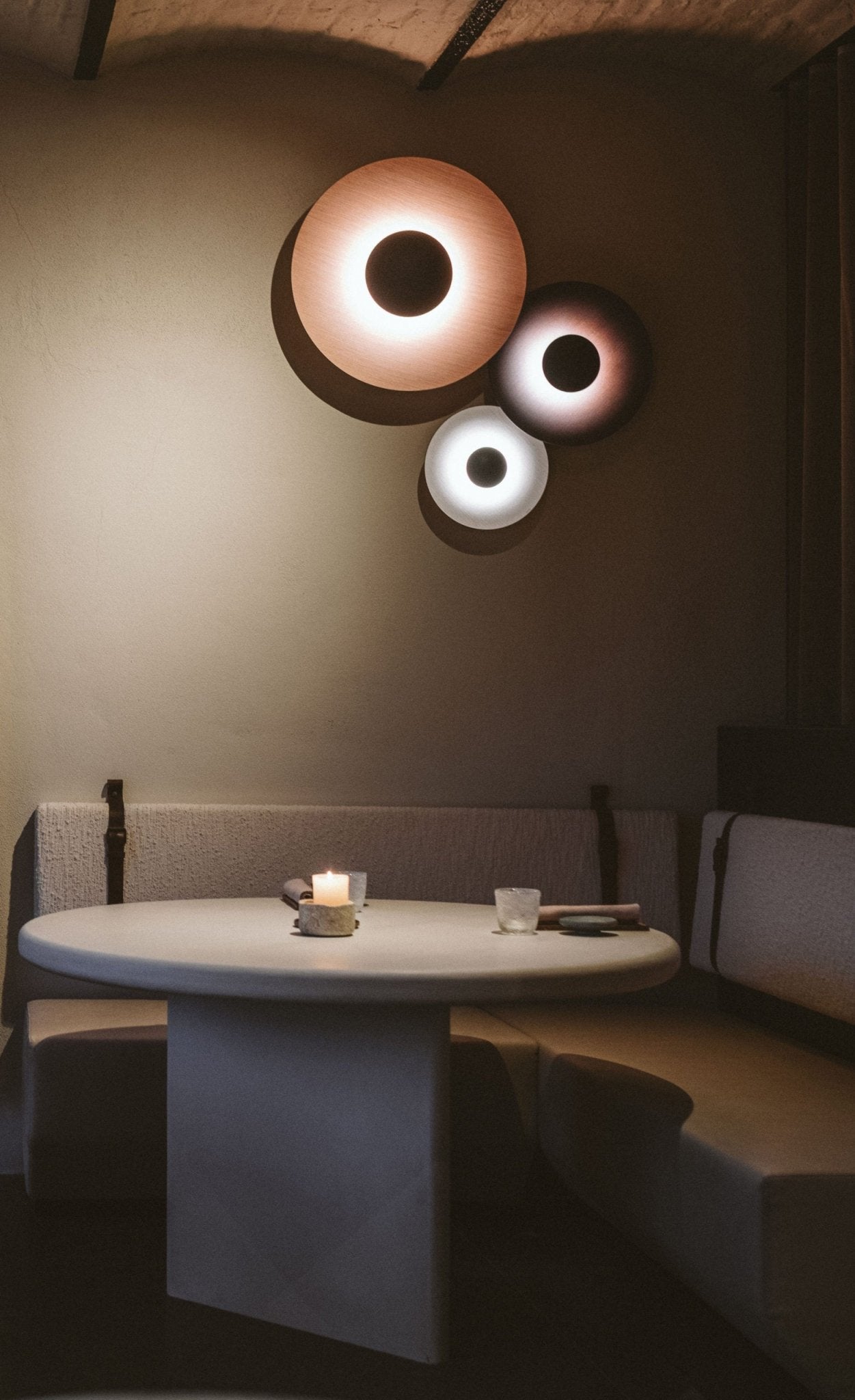 Ginger Lampe Mural Moderne Minimaliste Ronde