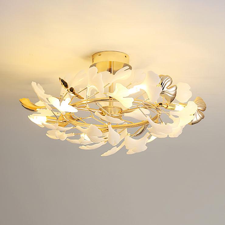 Artheel Plafonnier rotatif en céramique Gingko de style nordique haut de gamme