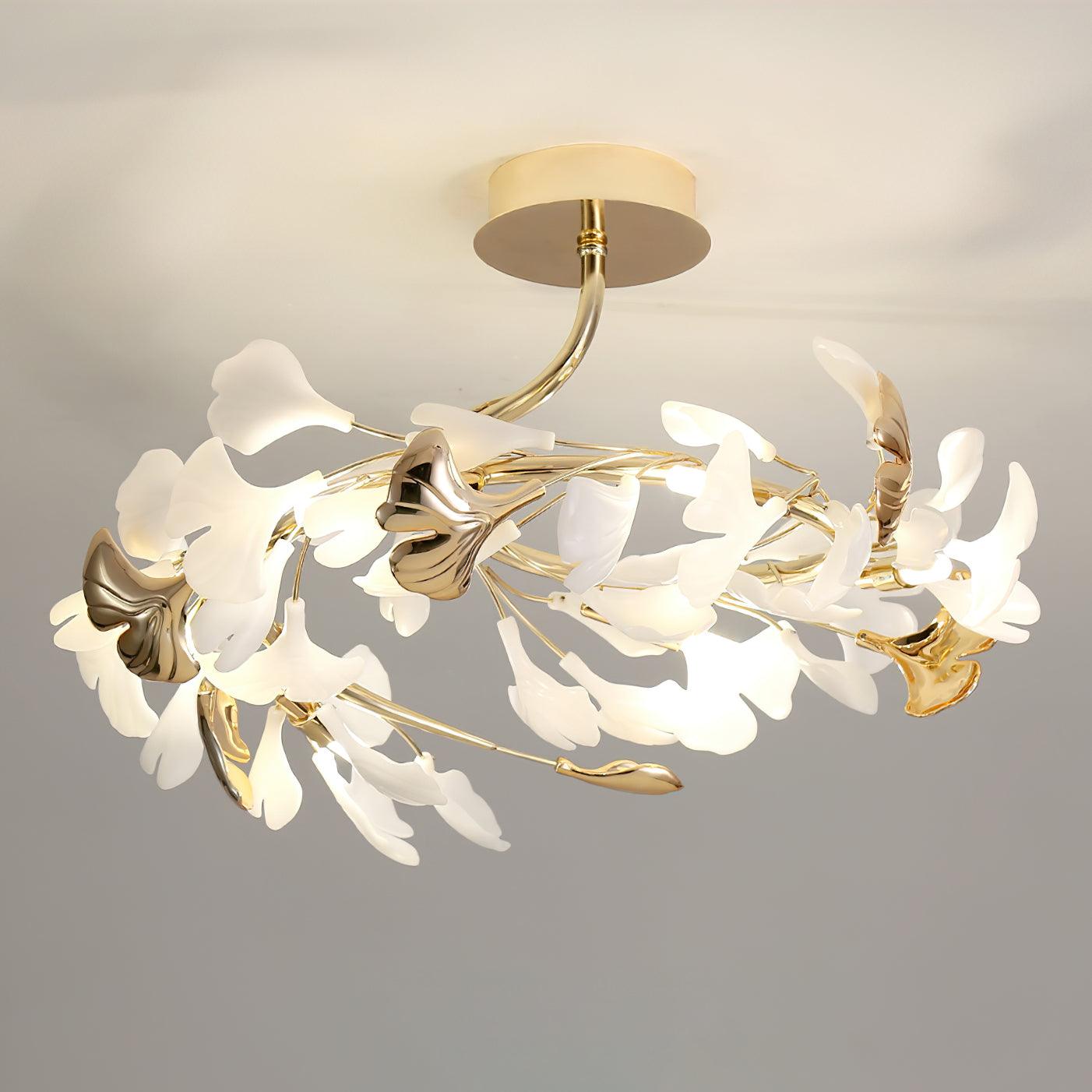 Artheel Plafonnier rotatif en céramique Gingko de style nordique haut de gamme
