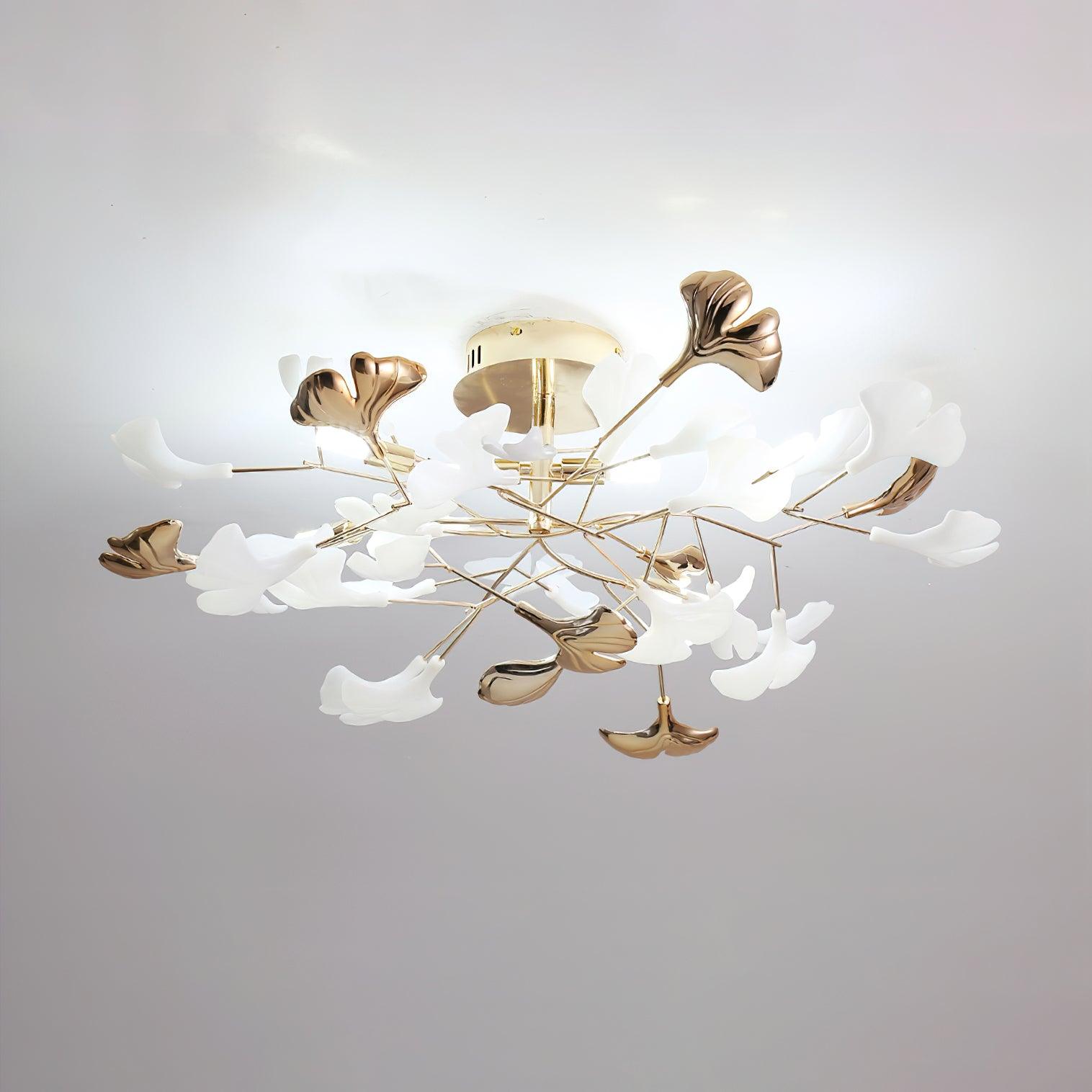 Artheel Plafonnier rotatif en céramique Gingko de style nordique haut de gamme