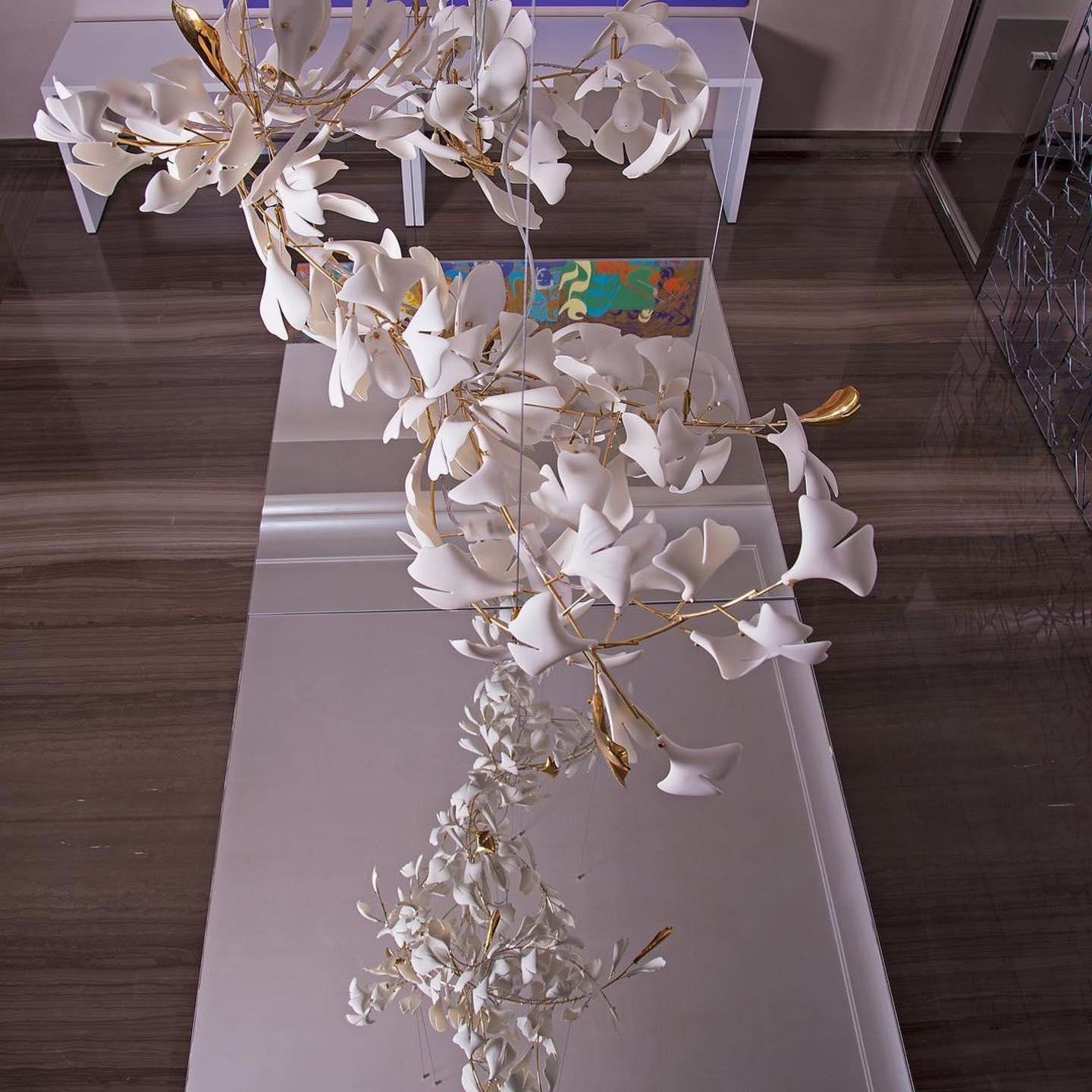 Gingko Lustre F Style Élégance Inspirée de la Nature
