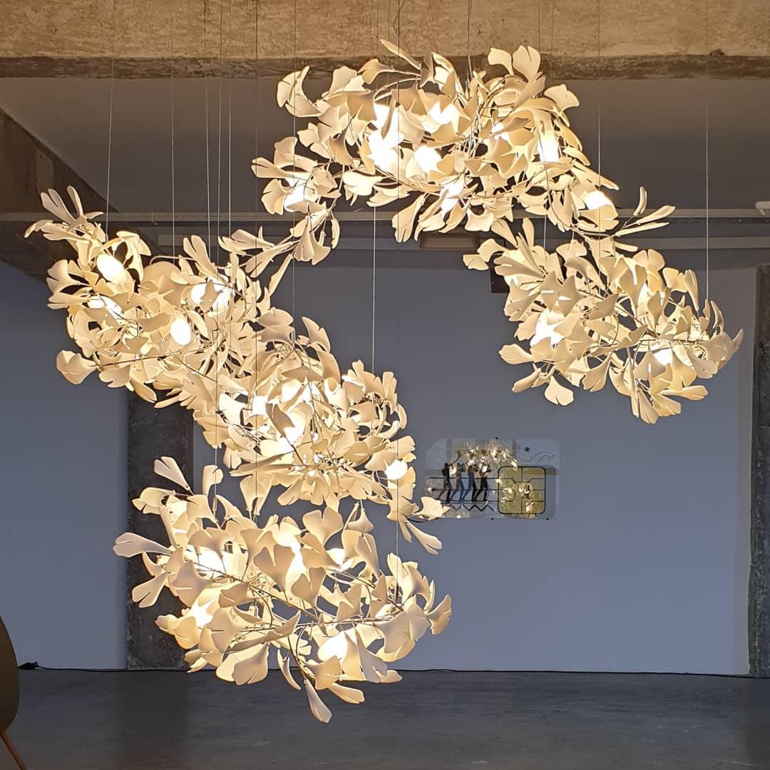 Gingko Lustre F Style Élégance Inspirée de la Nature
