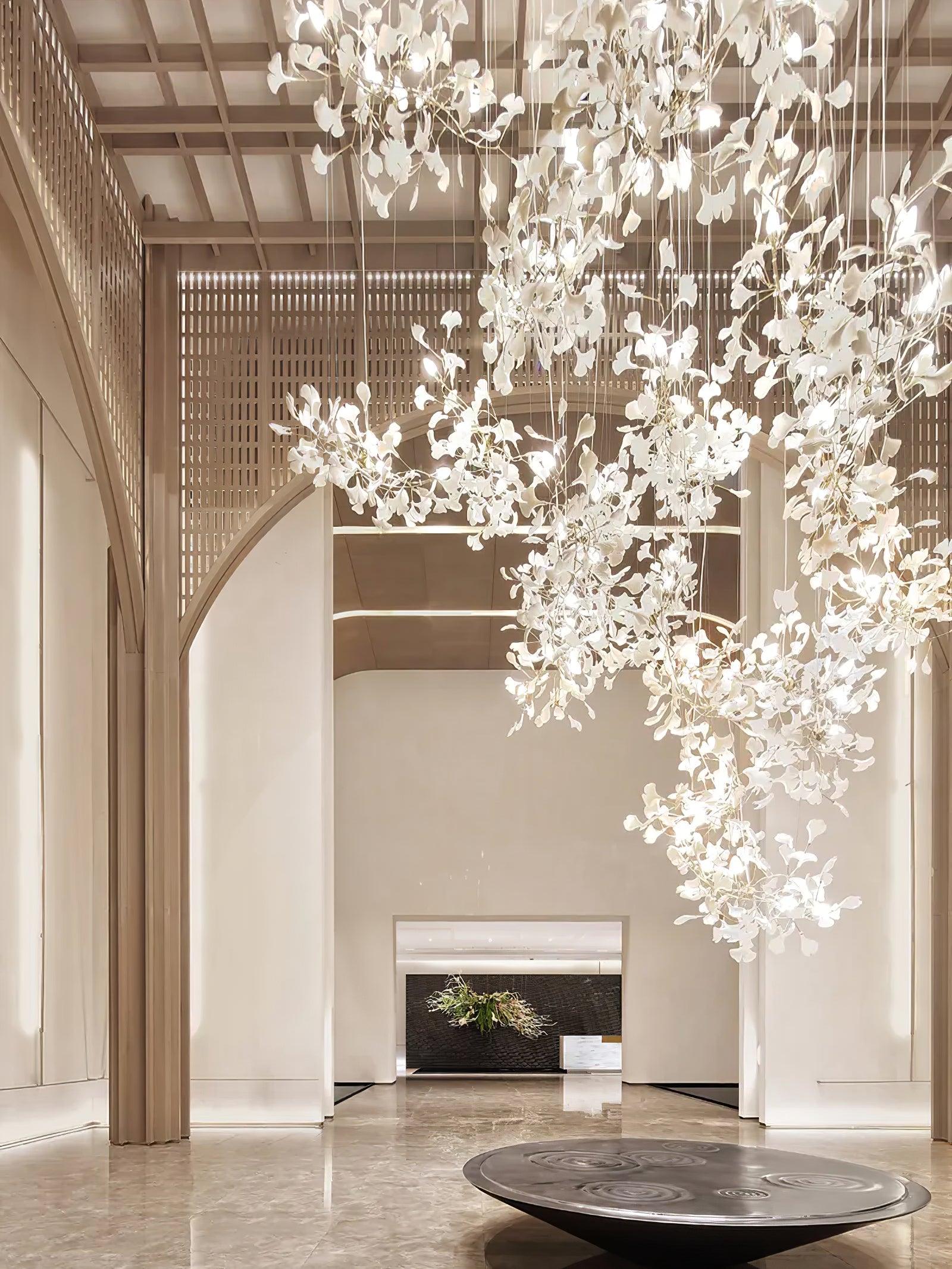 Gingko Lustre F Style Élégance Inspirée de la Nature