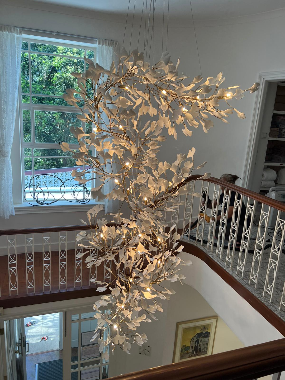 Gingko Lustre F Style Élégance Inspirée de la Nature