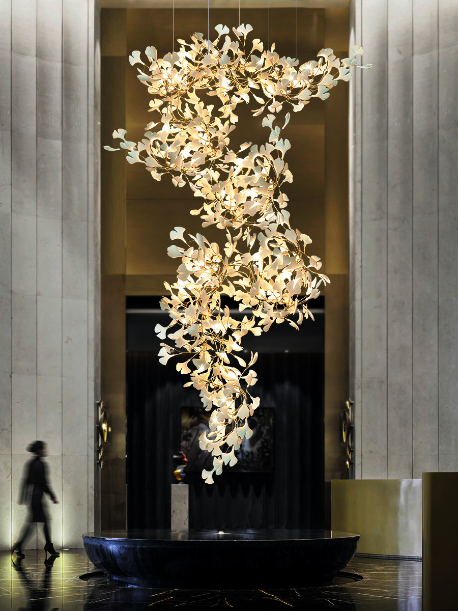 Gingko Lustre F Style Élégance Inspirée de la Nature