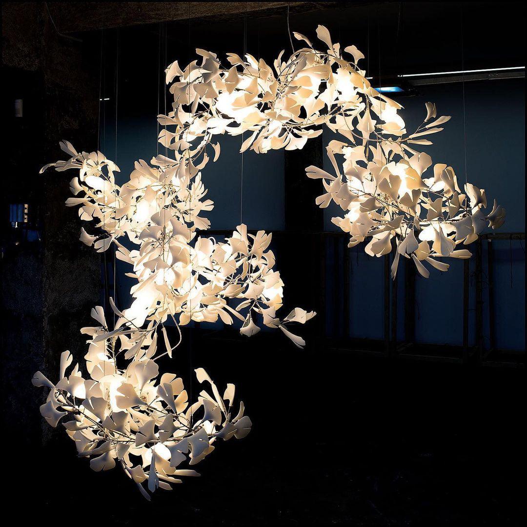 Gingko Lustre F Style Élégance Inspirée de la Nature