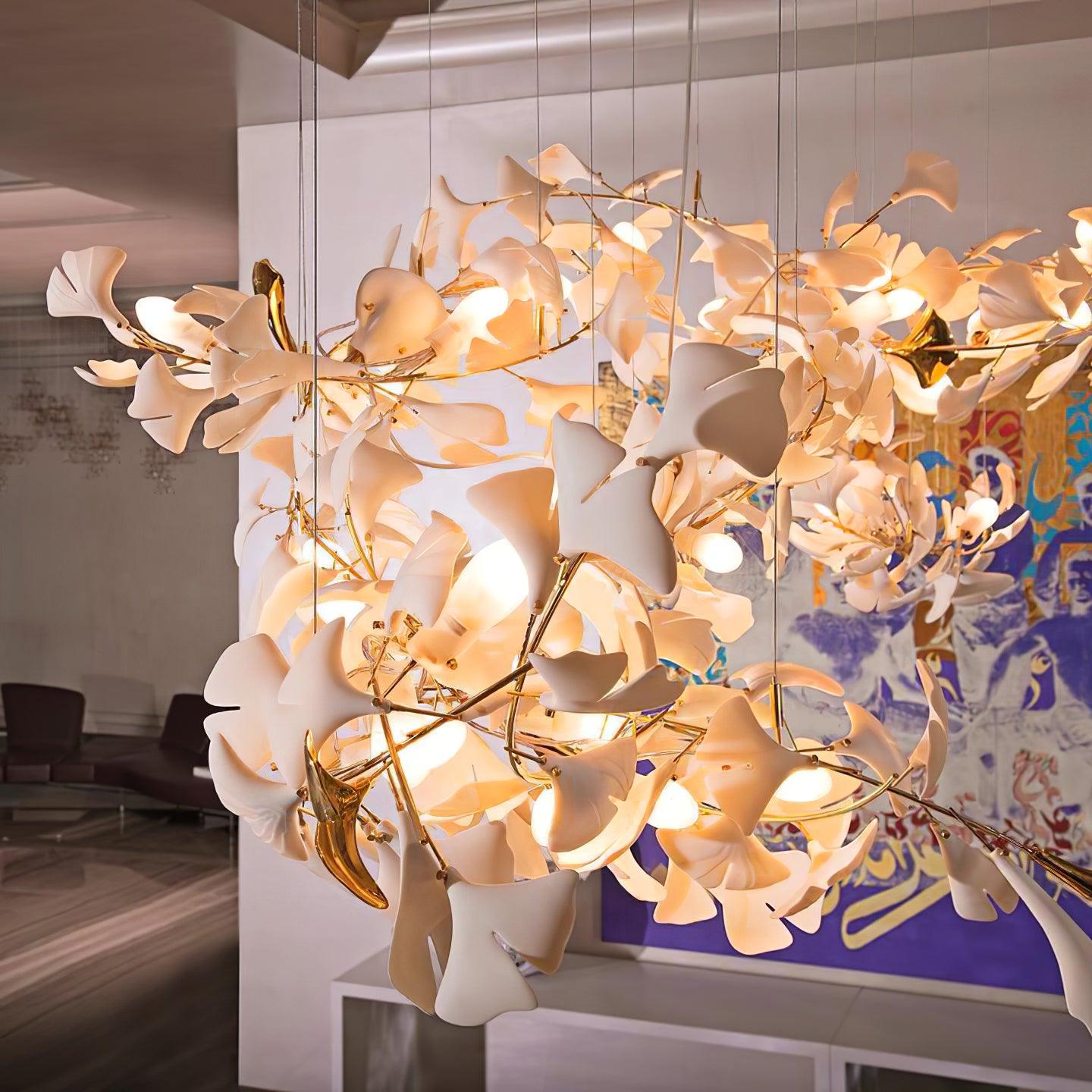 Gingko Lustre G Style Forme Branche Feuille Moderne