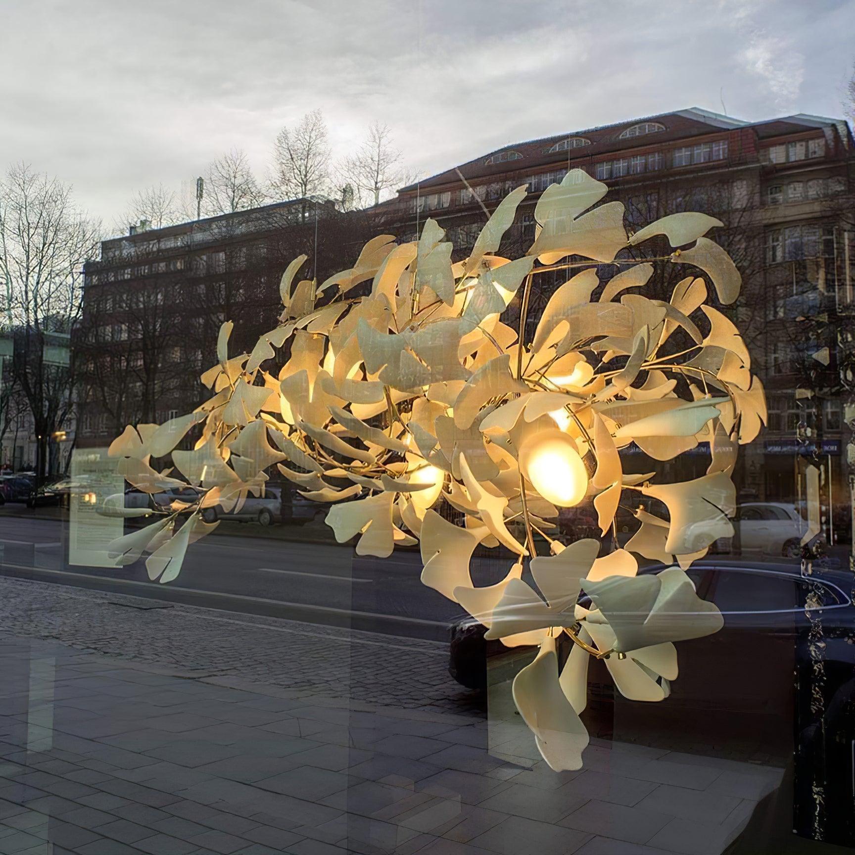 Gingko Lustre G Style Forme Branche Feuille Moderne