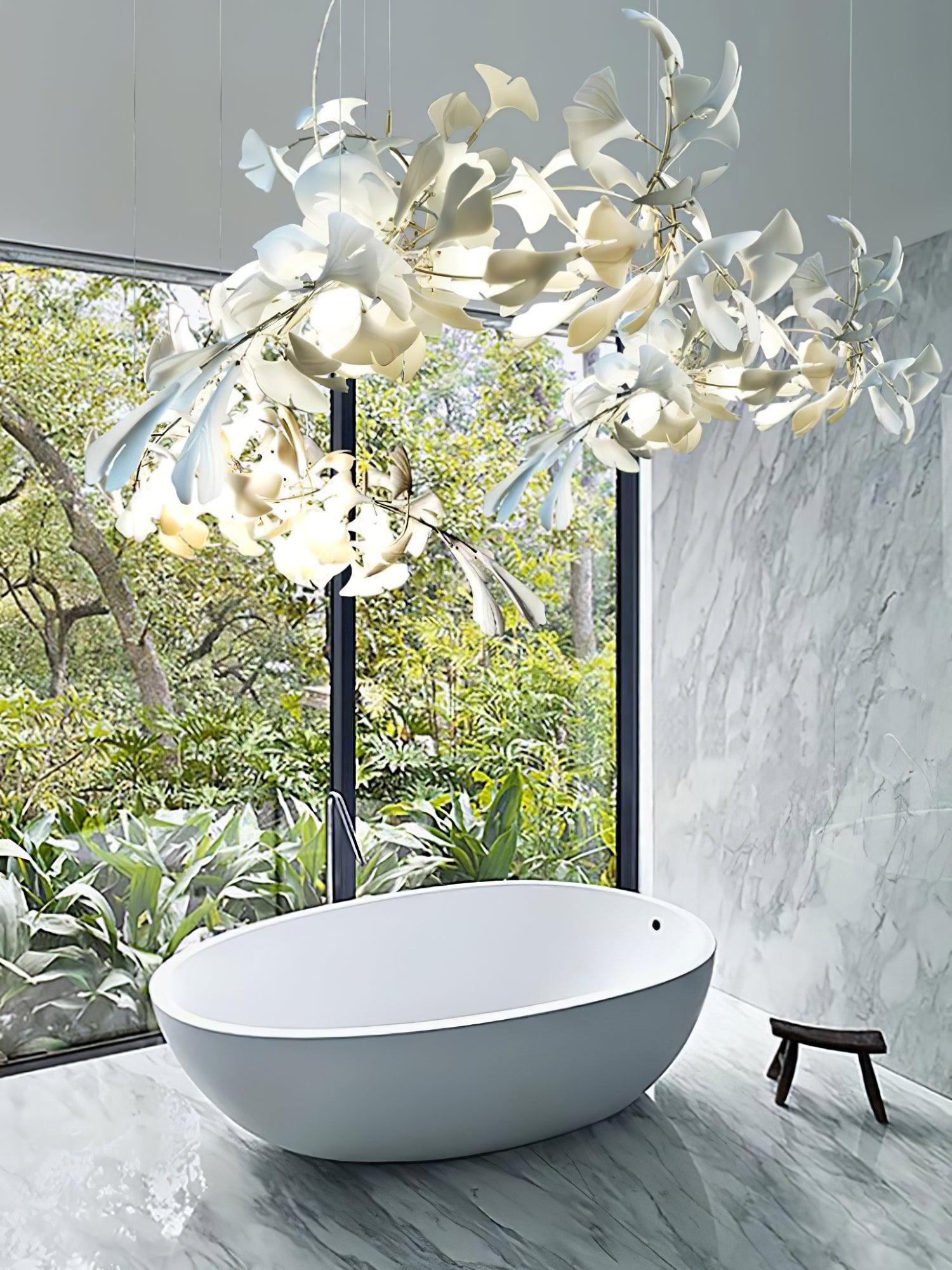 Gingko Lustre G Style Forme Branche Feuille Moderne