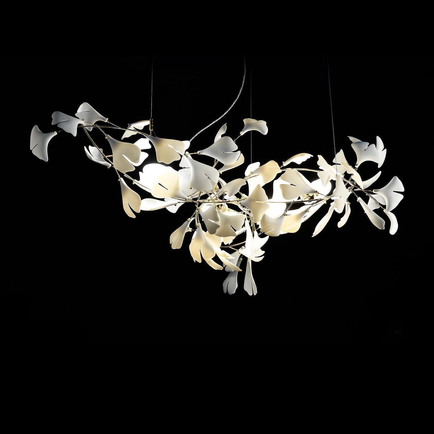 Gingko Lustre G Style Forme Branche Feuille Moderne