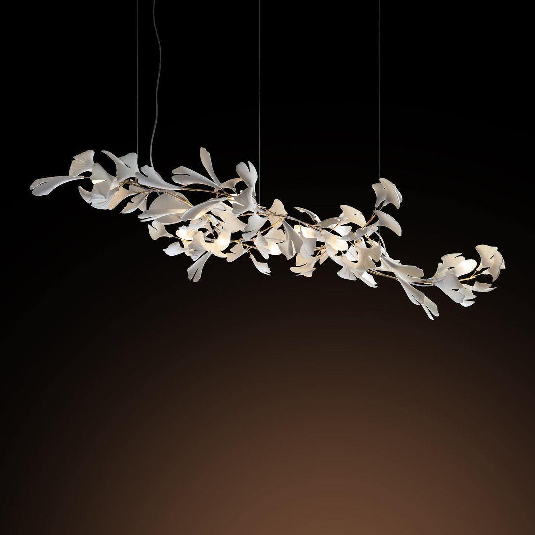 Gingko Lustre G Style Forme Branche Feuille Moderne