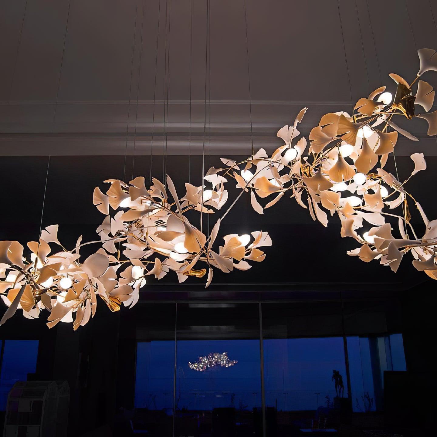 Gingko Lustre G Style Forme Branche Feuille Moderne