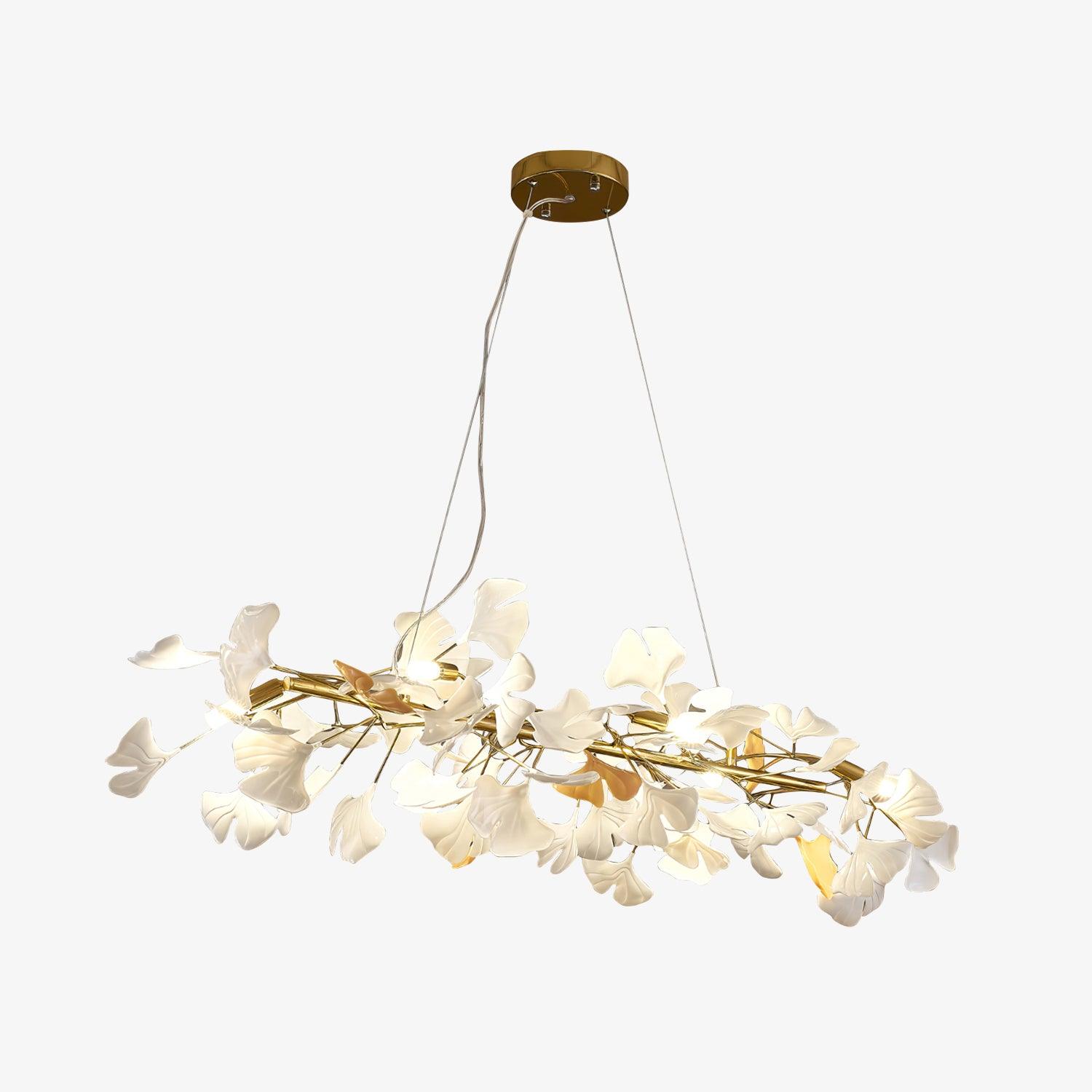 Olivia Lustre minimaliste linéaire en céramique Gingko