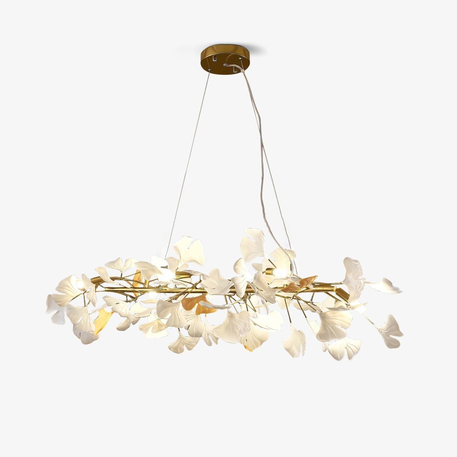 Olivia Lustre minimaliste linéaire en céramique Gingko