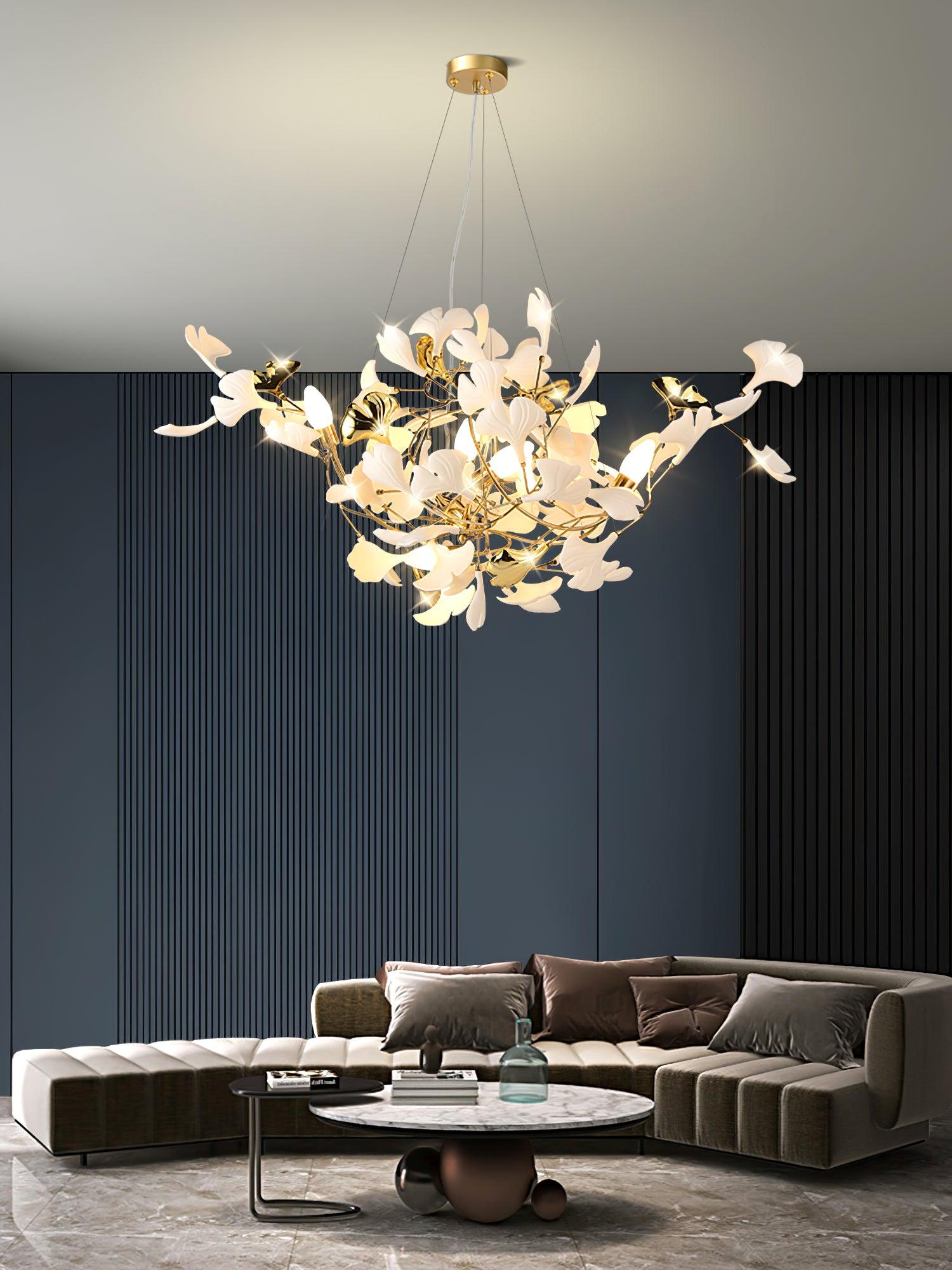Gingko Lustre Style S Élégance Inspirée de la Nature
