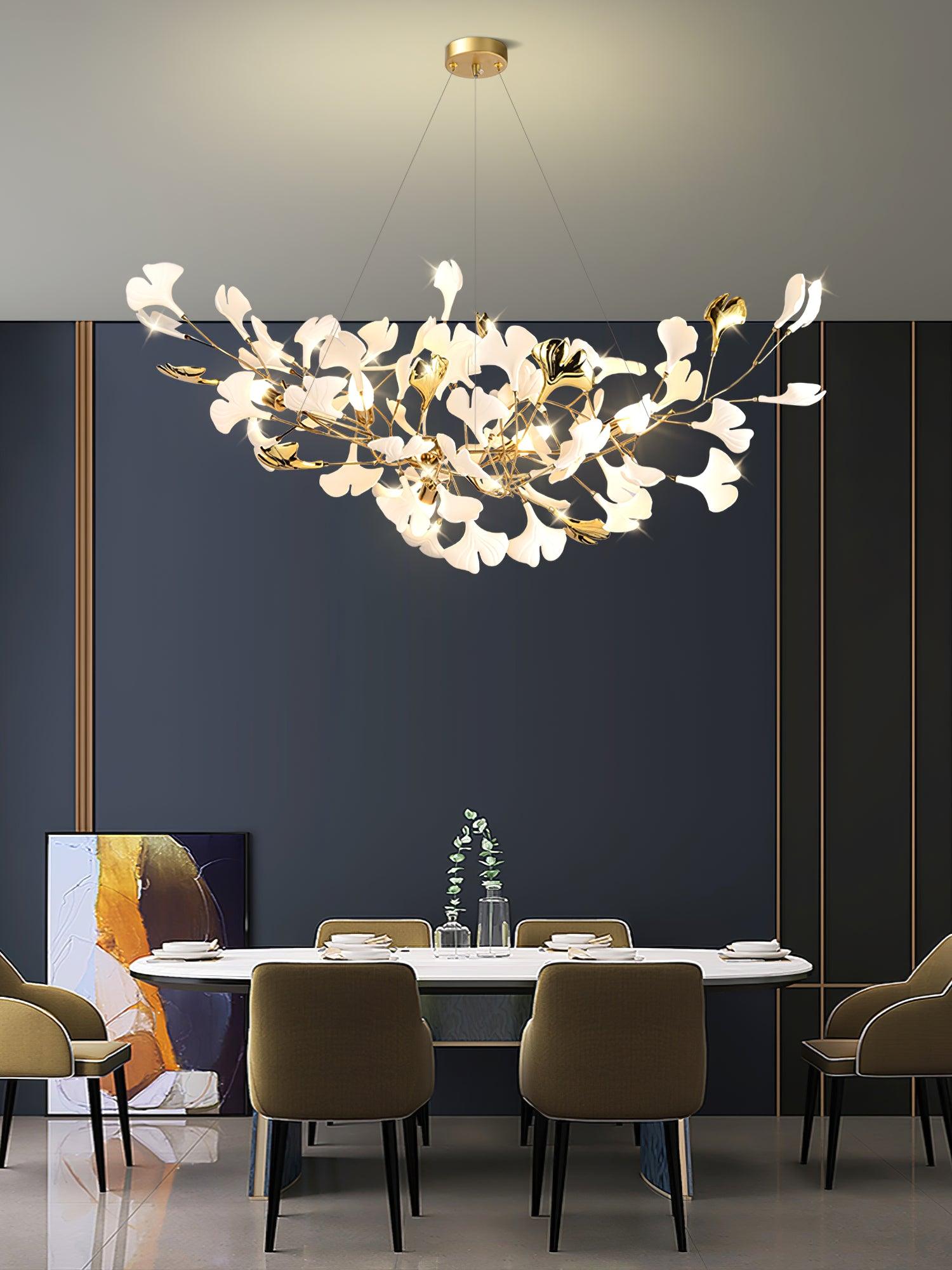 Gingko Lustre Style S Élégance Inspirée de la Nature