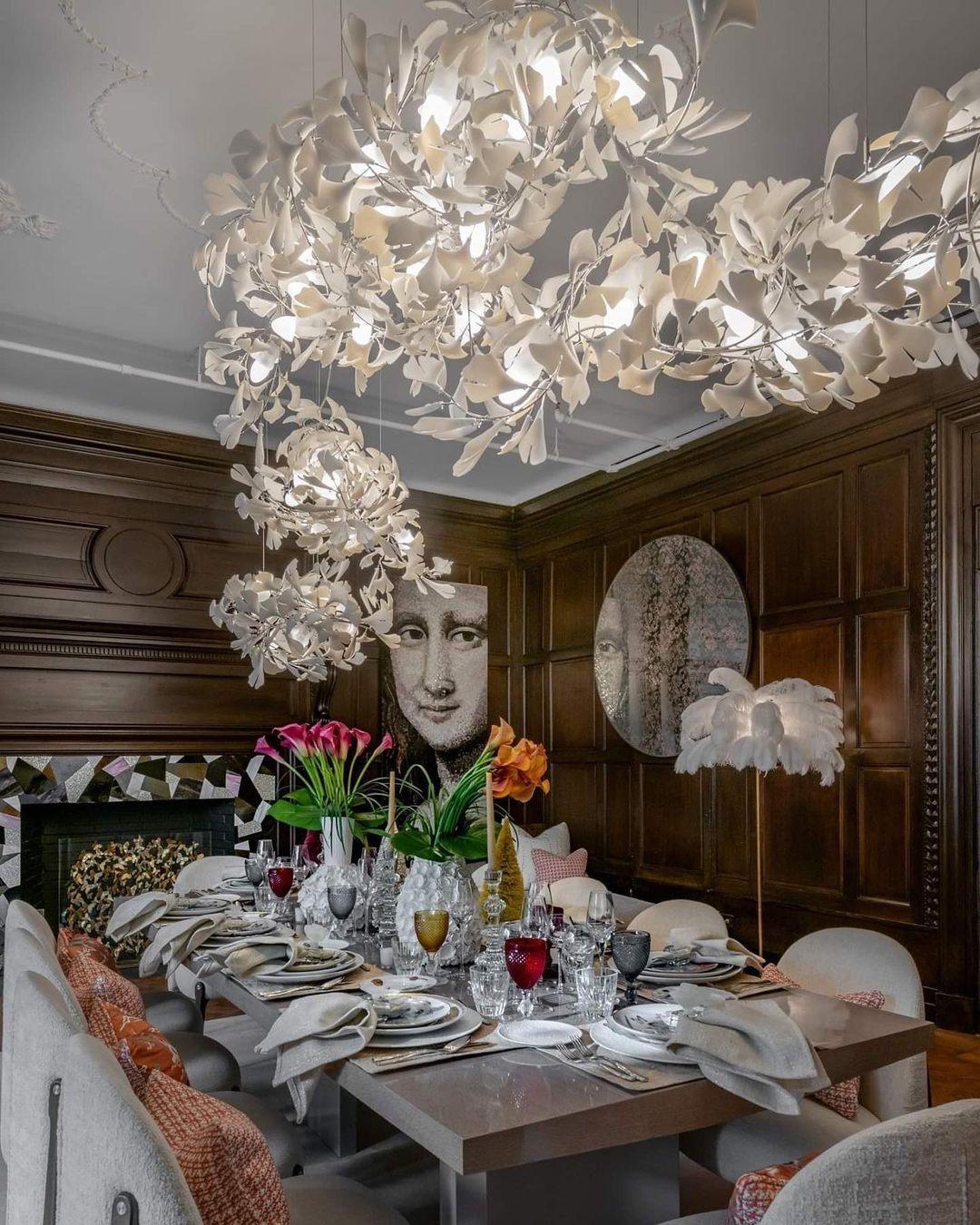 Elysia Lustra Lustre Canopée Florale Élégant