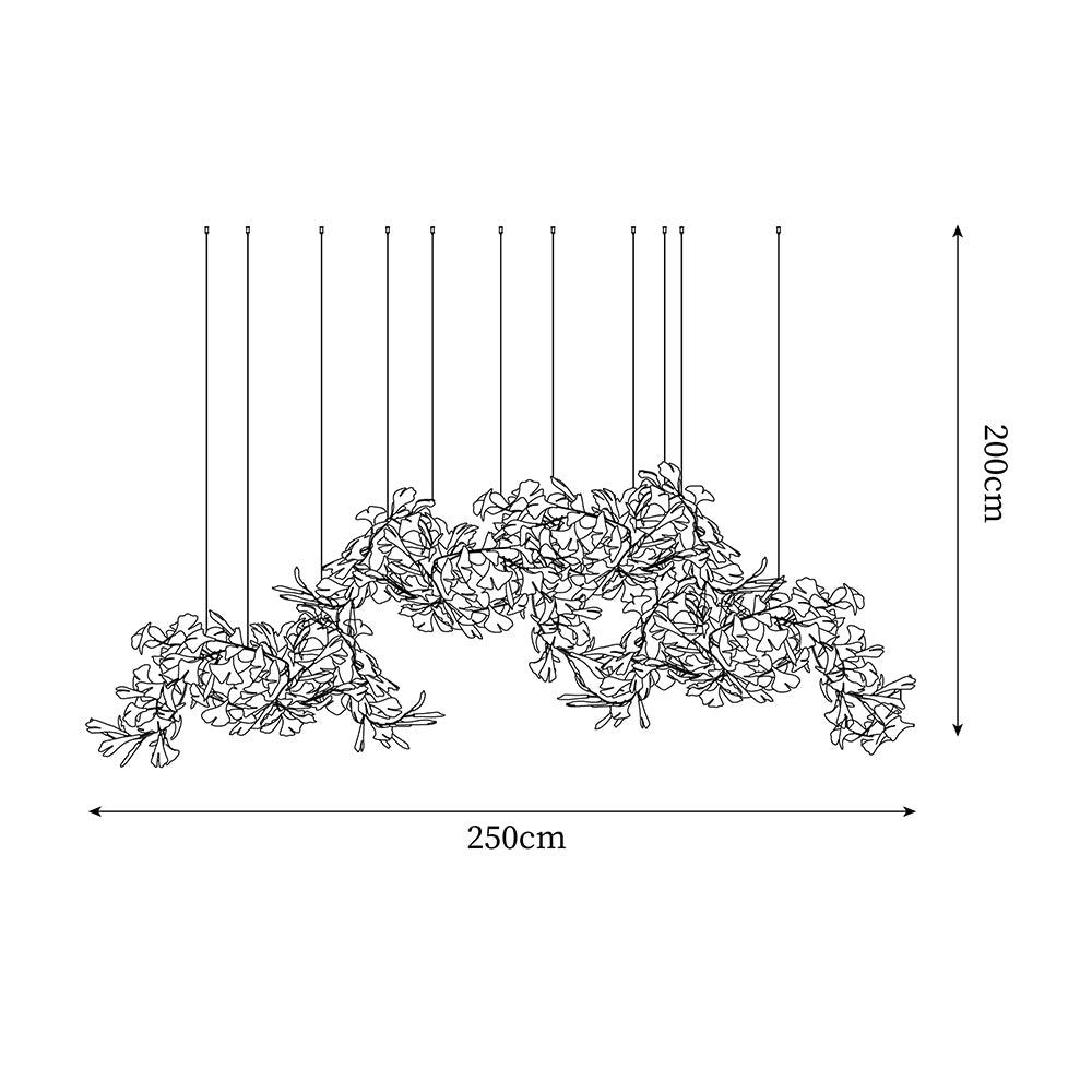Elysia Lustra Lustre Canopée Florale Élégant