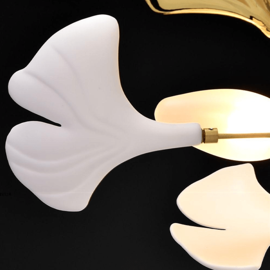 Gingko Lustre Feuille Forme Suspension Nature Inspiré