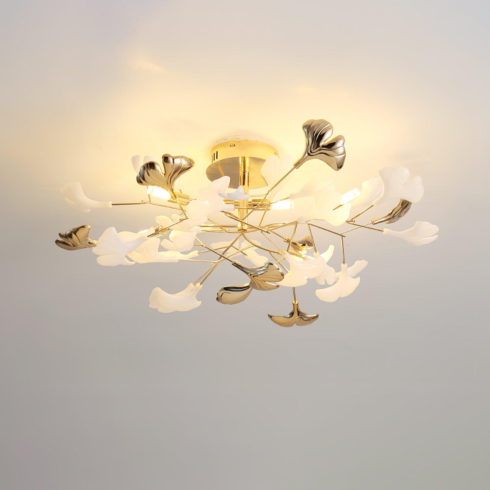 Artheel Plafonnier rotatif en céramique Gingko de style nordique haut de gamme