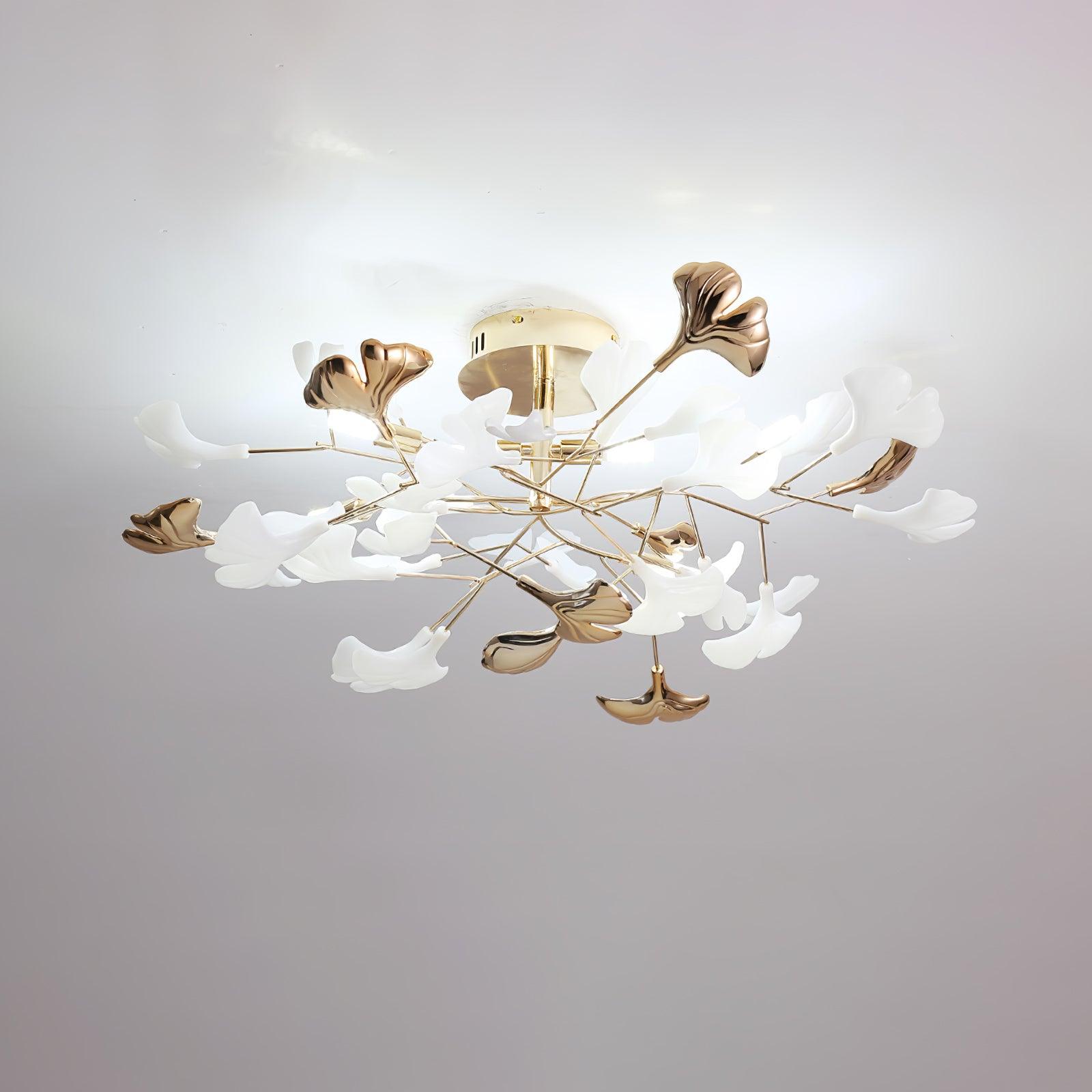 Artheel Plafonnier rotatif en céramique Gingko de style nordique haut de gamme