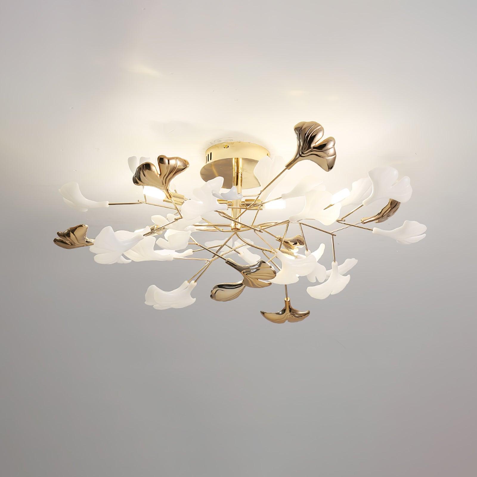 Artheel Plafonnier rotatif en céramique Gingko de style nordique haut de gamme