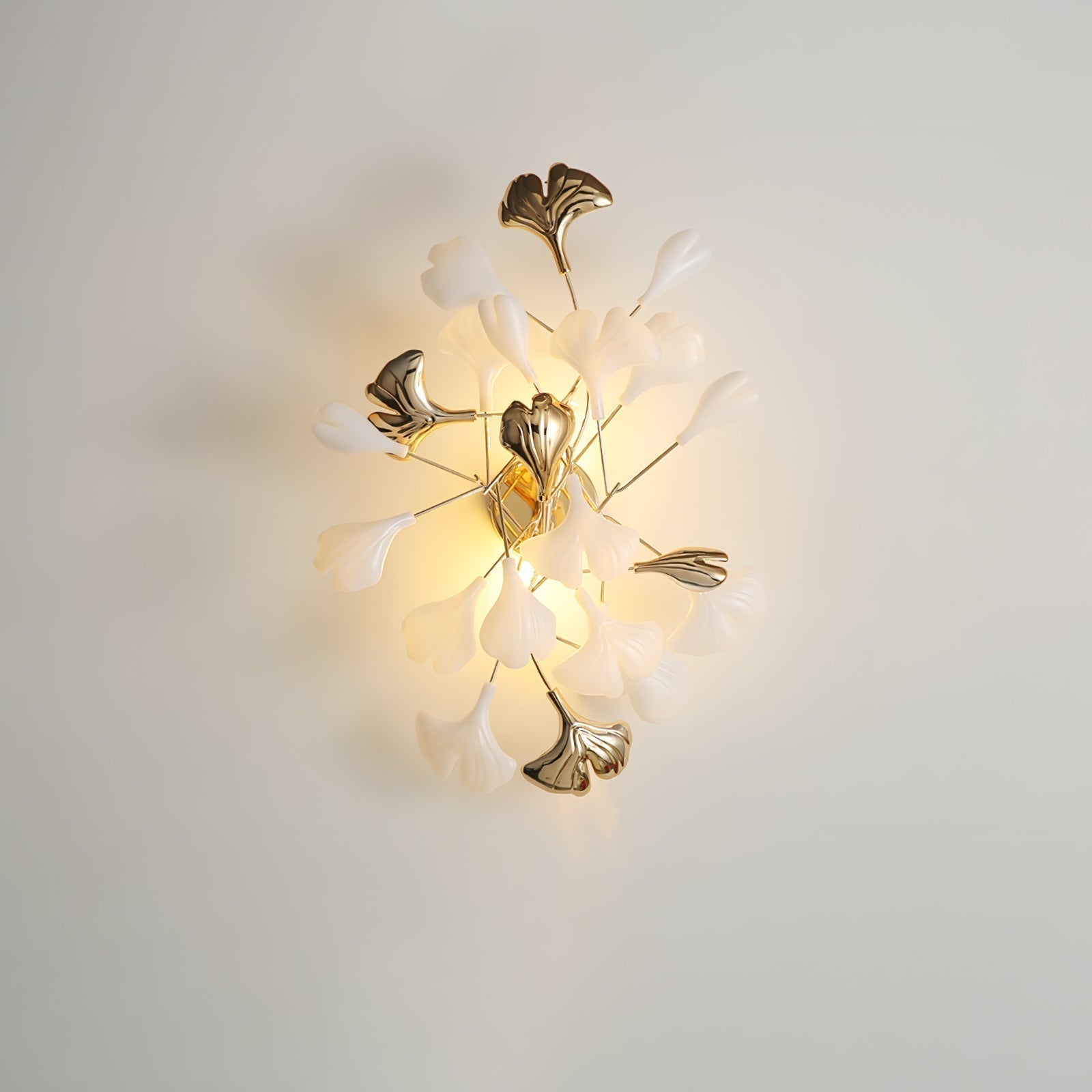 Wylie Applique Murale Postmoderne Luxe Gingko Céramique