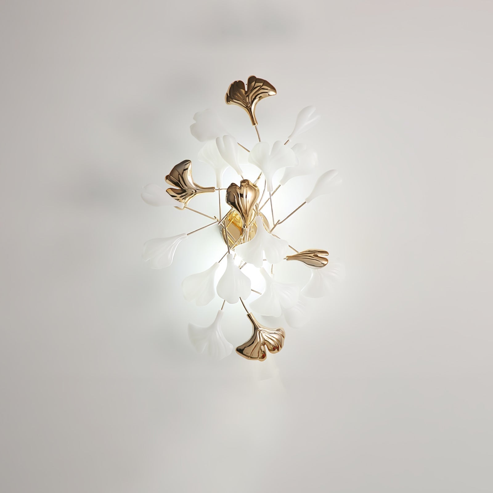 Wylie Applique Murale Postmoderne Luxe Gingko Céramique