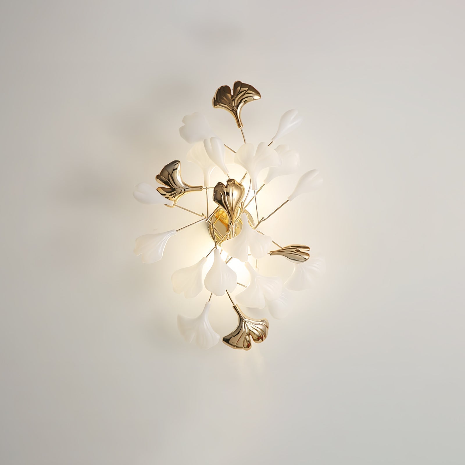 Wylie Applique Murale Postmoderne Luxe Gingko Céramique