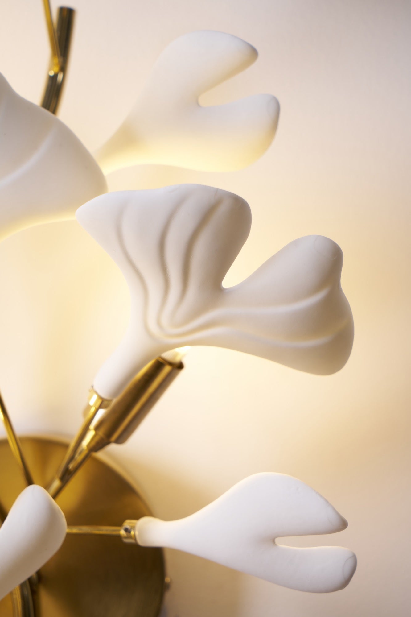 Wylie Applique Murale Postmoderne Luxe Gingko Céramique