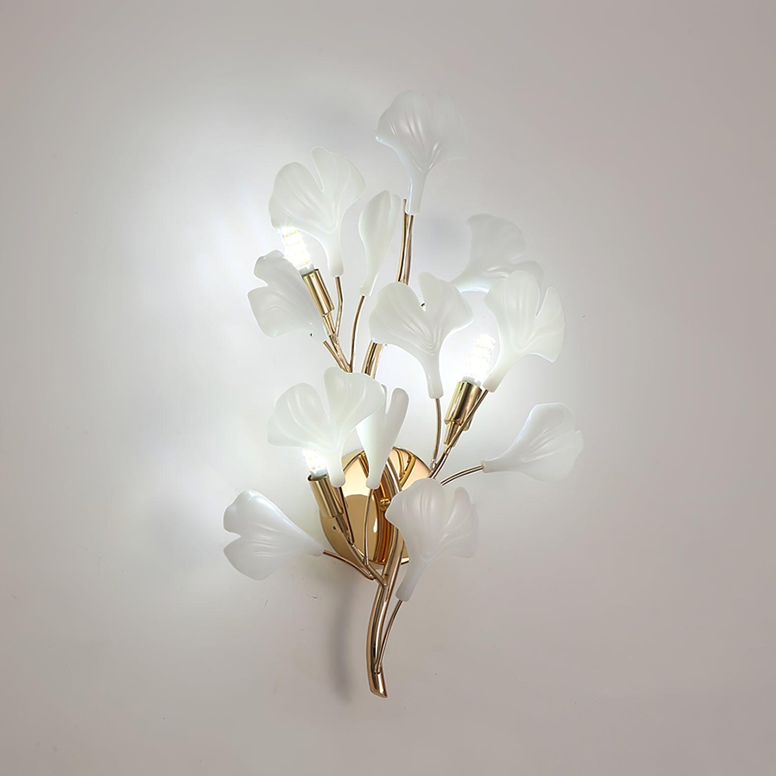 Wylie Applique Murale Postmoderne Luxe Gingko Céramique