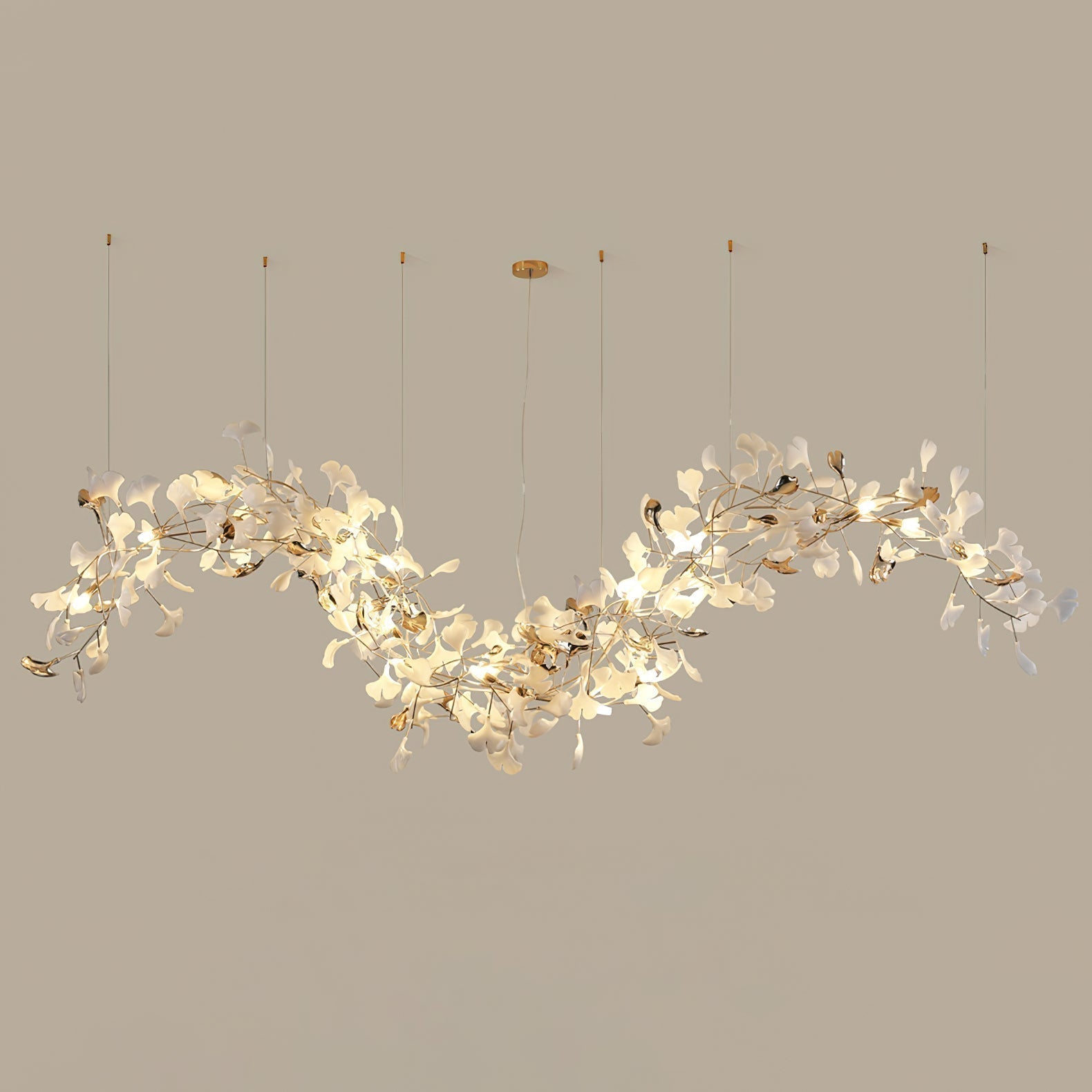 Olivia Céramique Gingko Lustre Pointe Volant