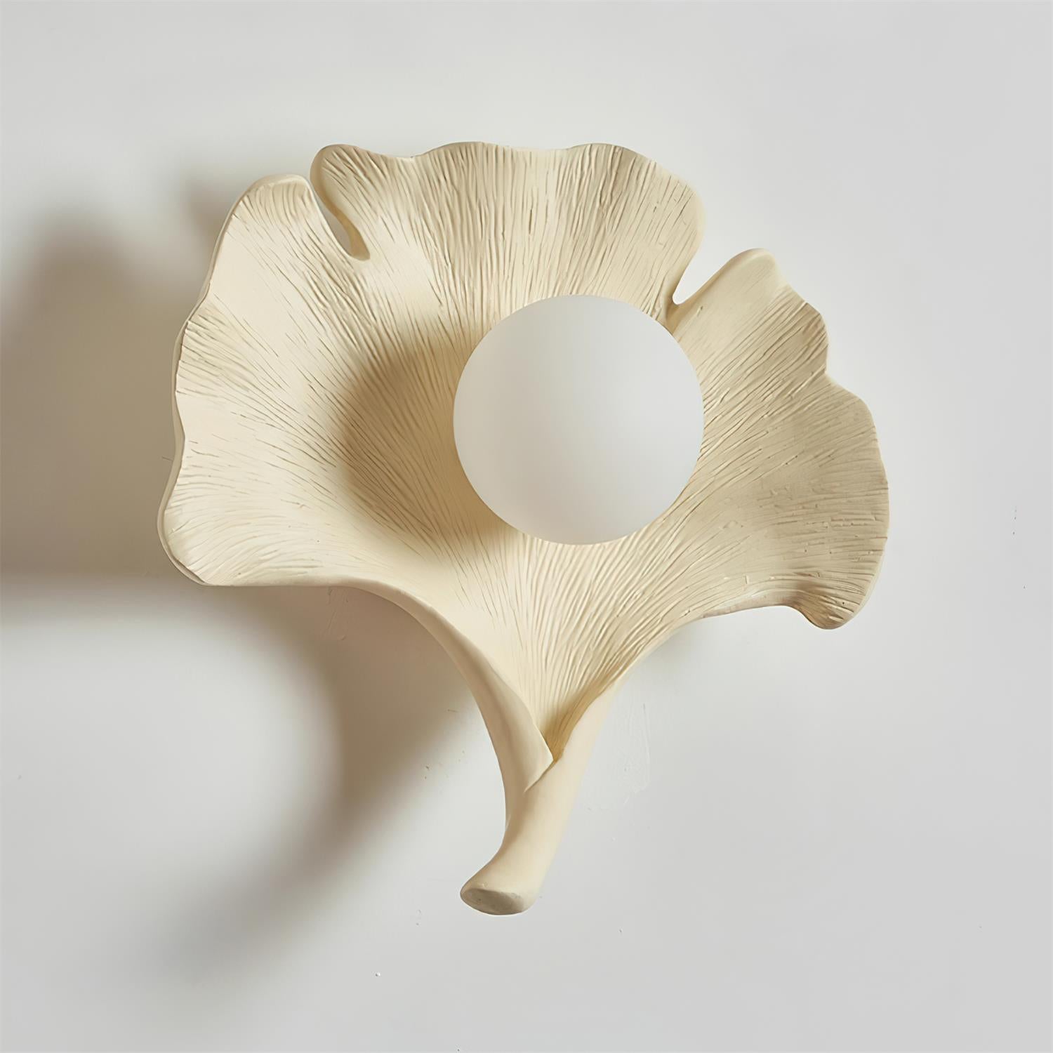 Olivia Applique Murale Forme Feuille de Ginkgo